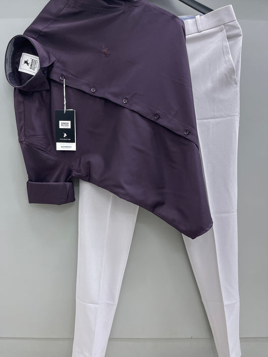 Partywear Shirt With Trouser (Combo)