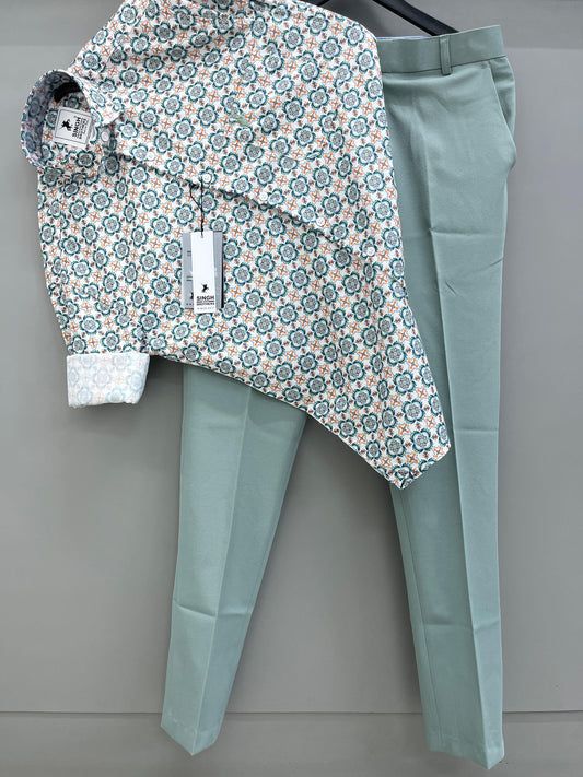 Printed Shirt with Trouser Pant (Combo)