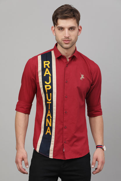 RL Plain Shirt ( Red )