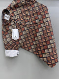 Brown Printed Short Kurta