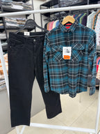 Check Shirt With baggy jeans