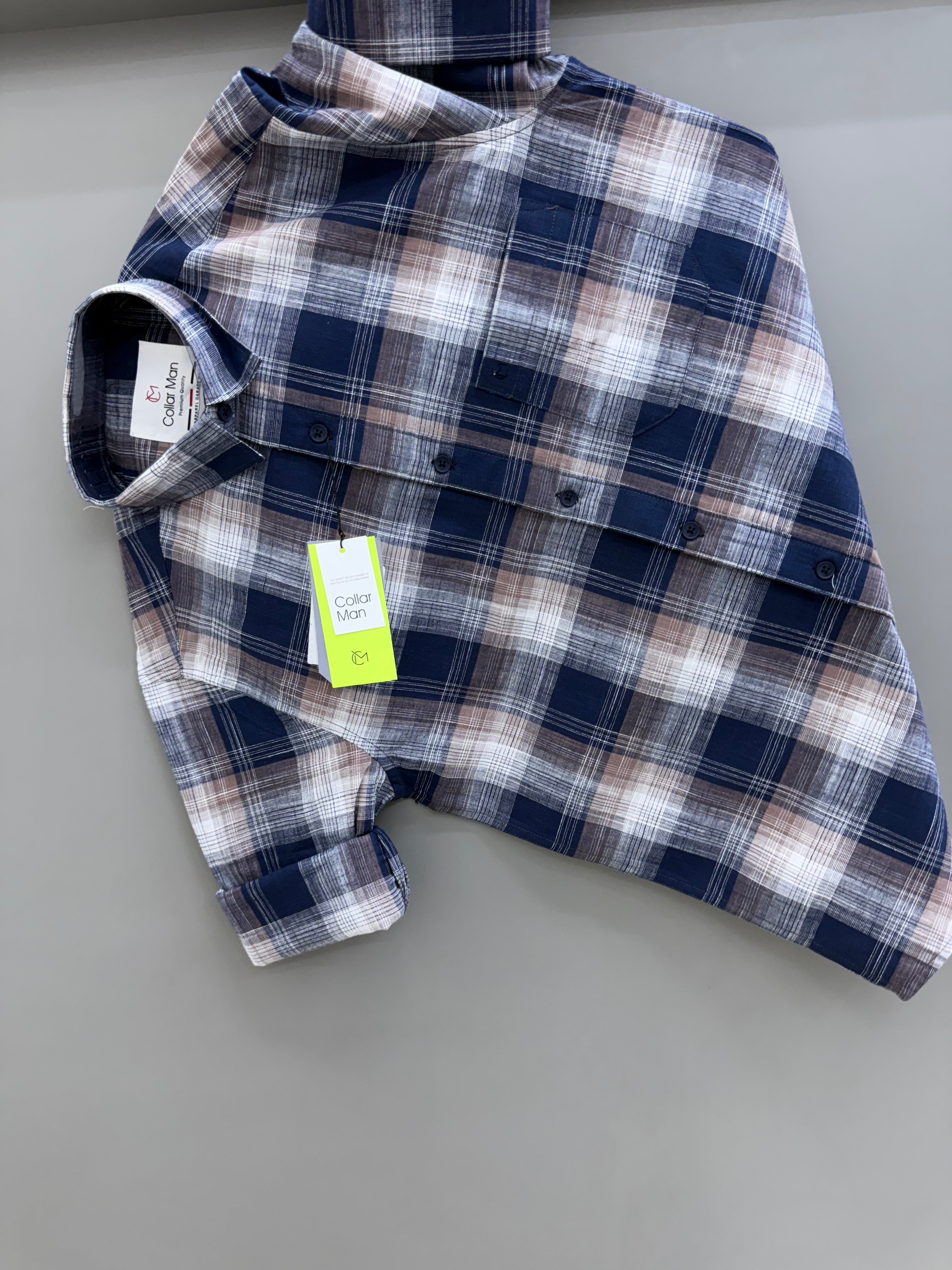 Linen Checks Shirt