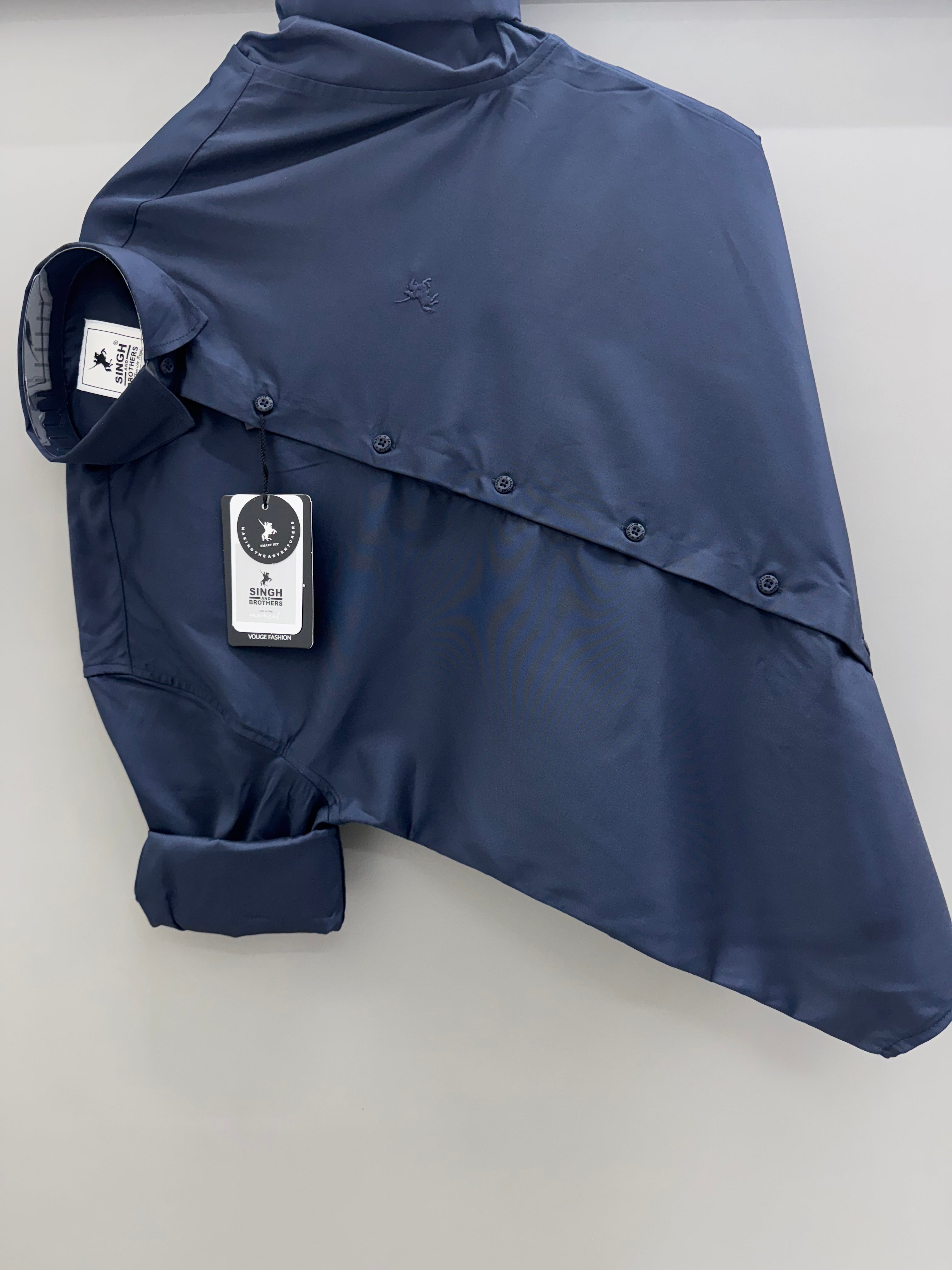 Partywear Shirt navy blue