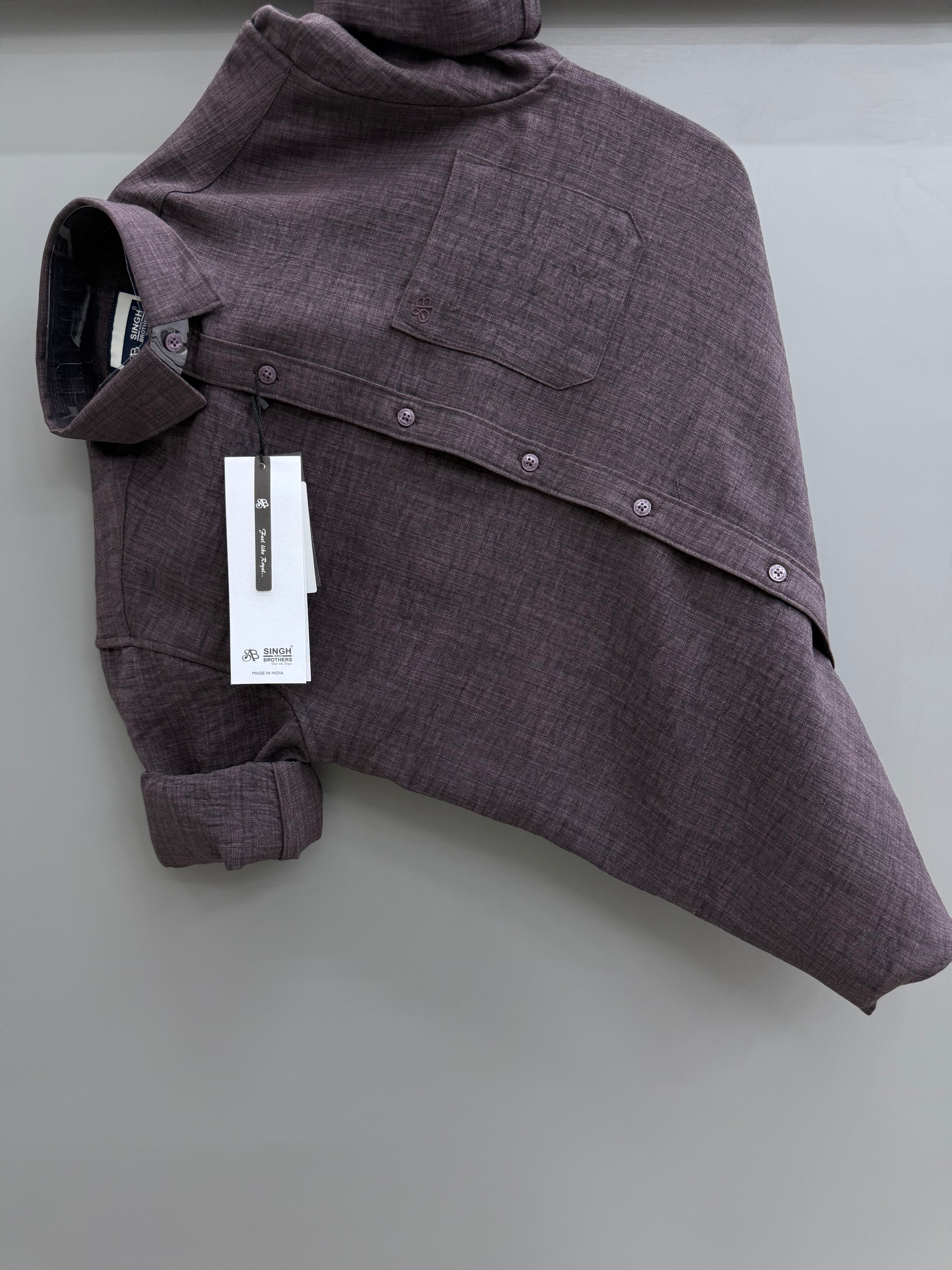 Milange linen shirt