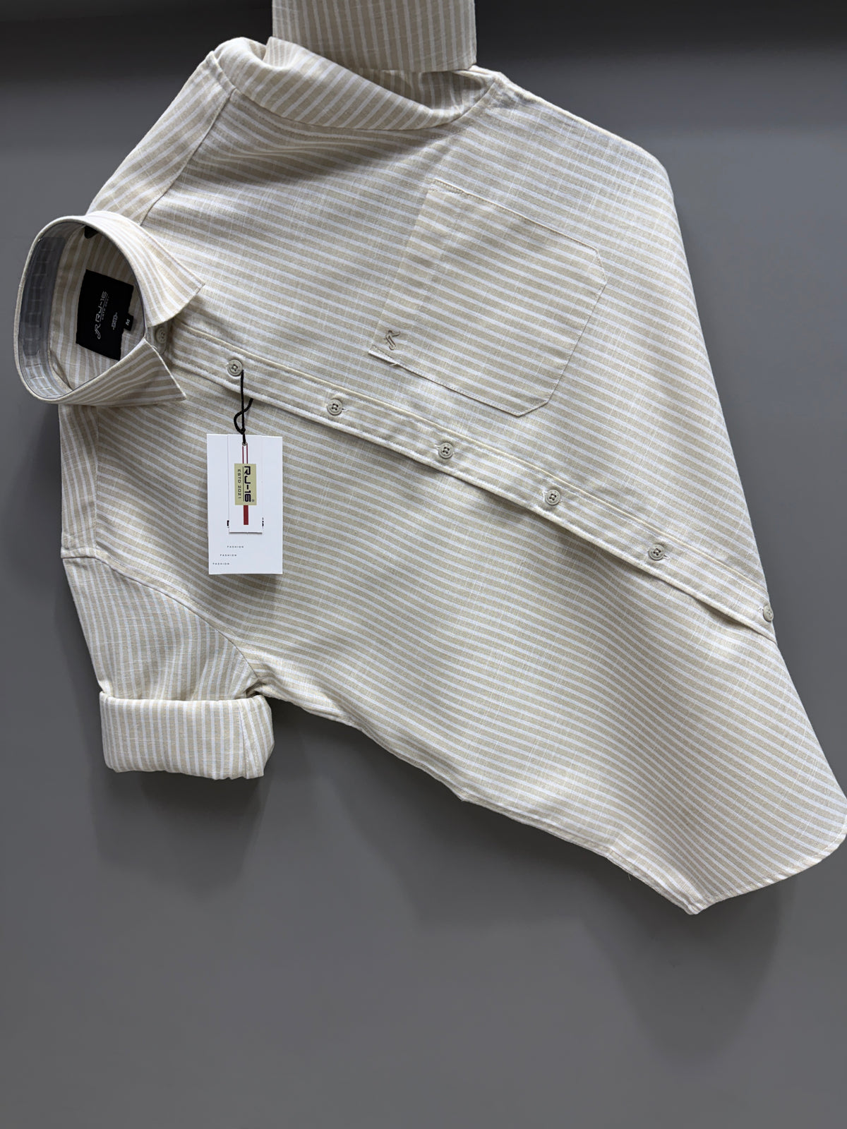 Cotton strip shirt