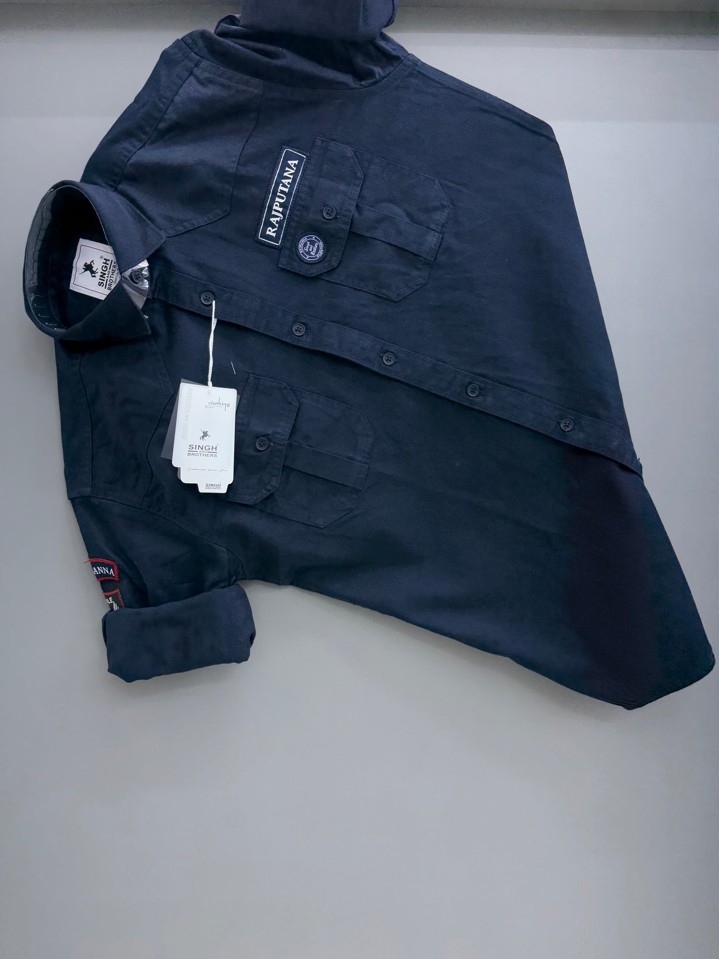 Double Pocket Rajputana shirt