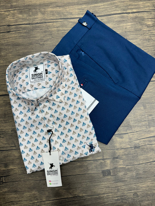 Printed Shirt with Trouser Pant (Combo)