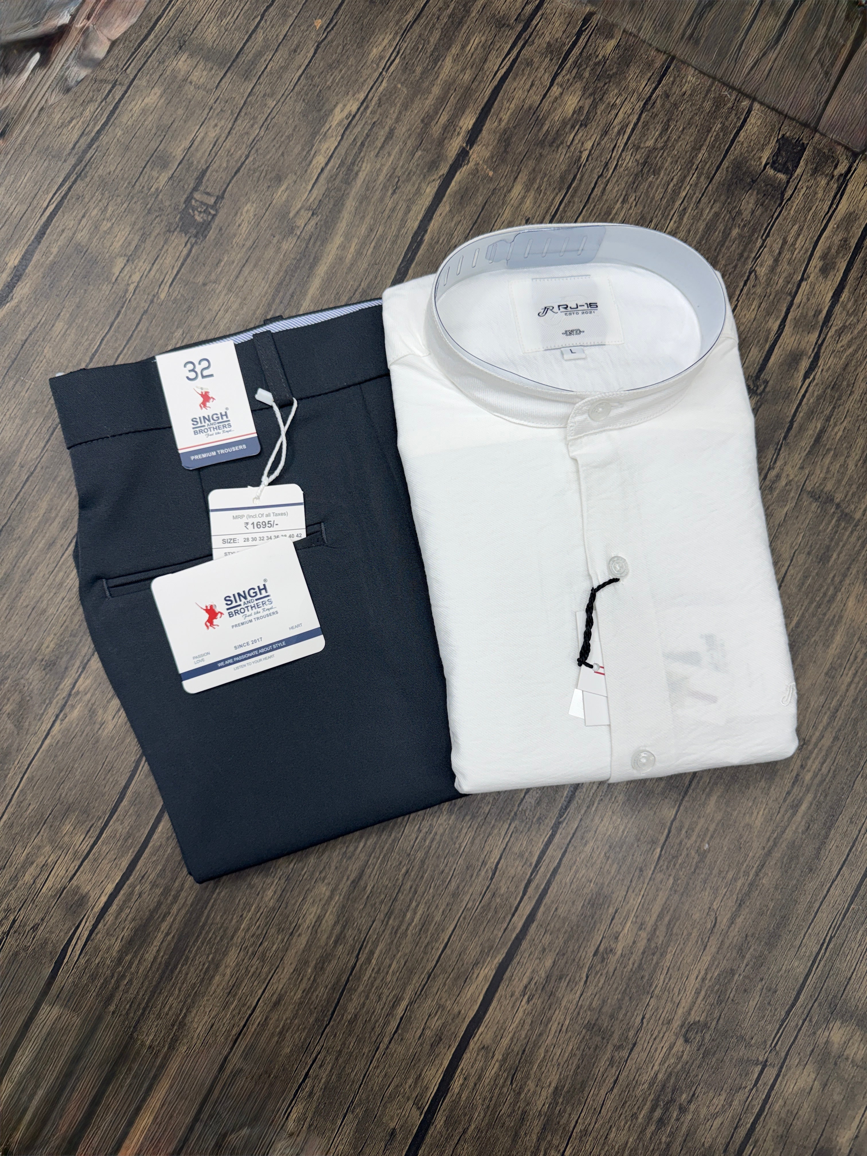Chinese color shirt With Formal Pant