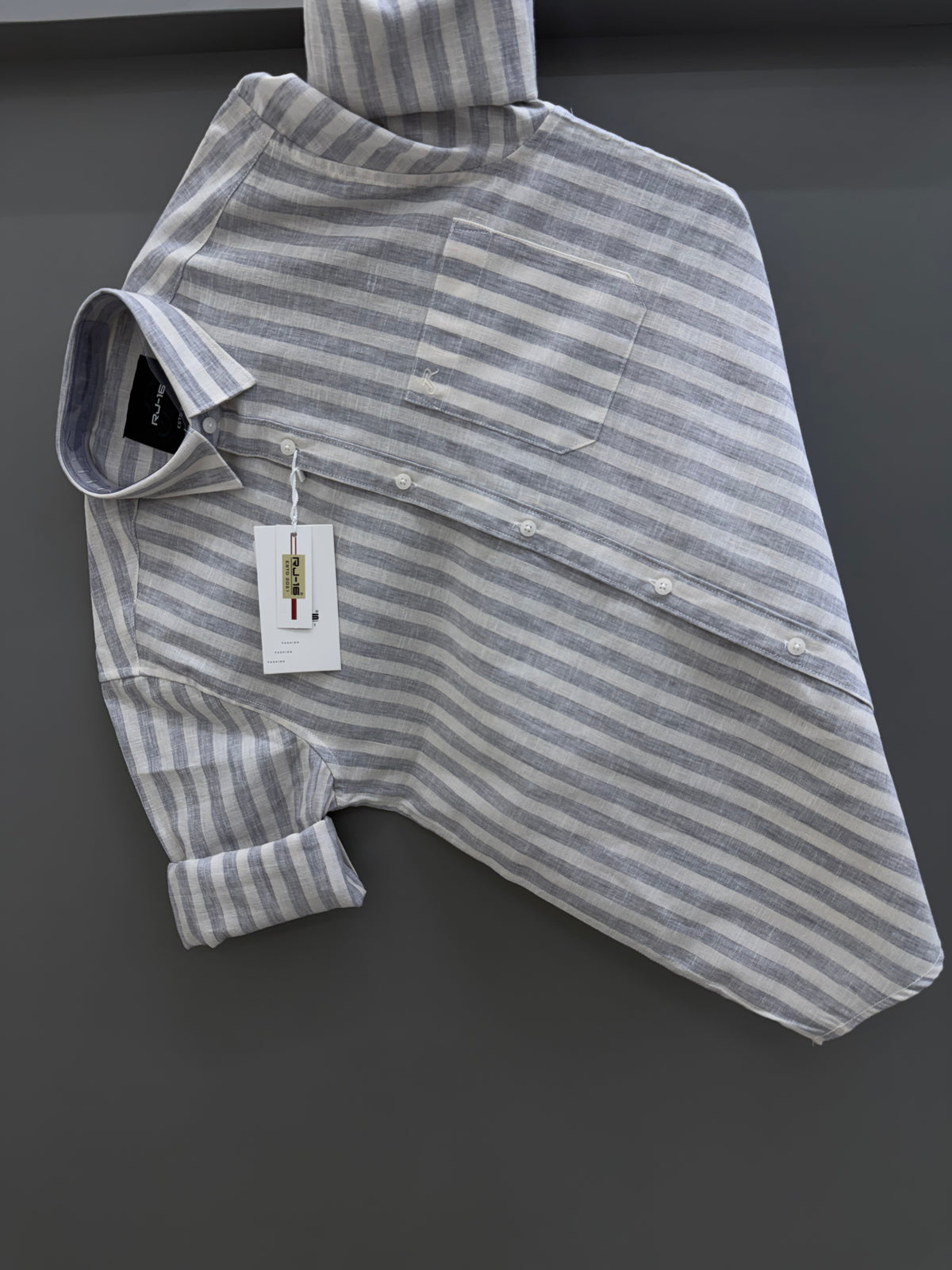 Linen Strip shirt