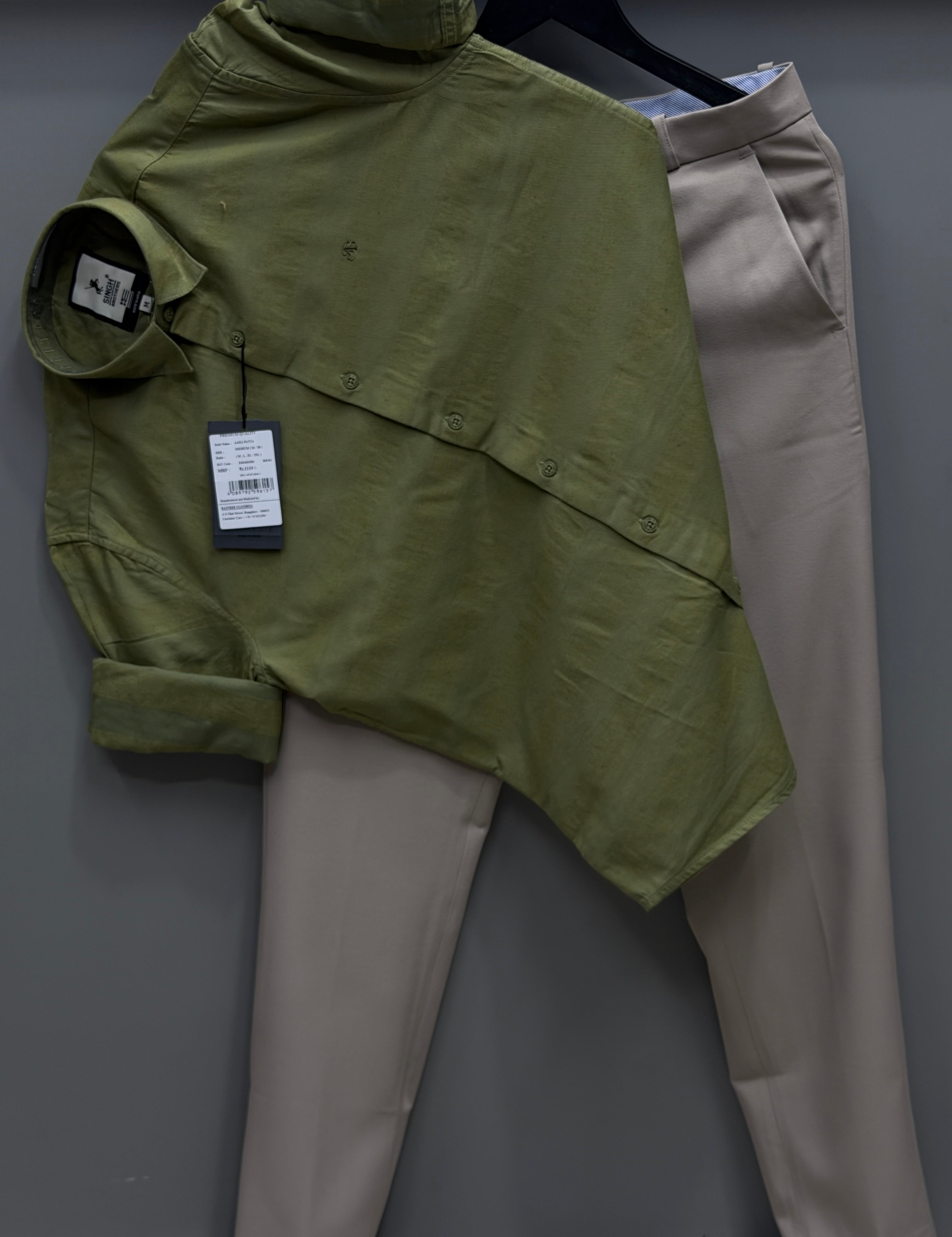 strip shirt with pant