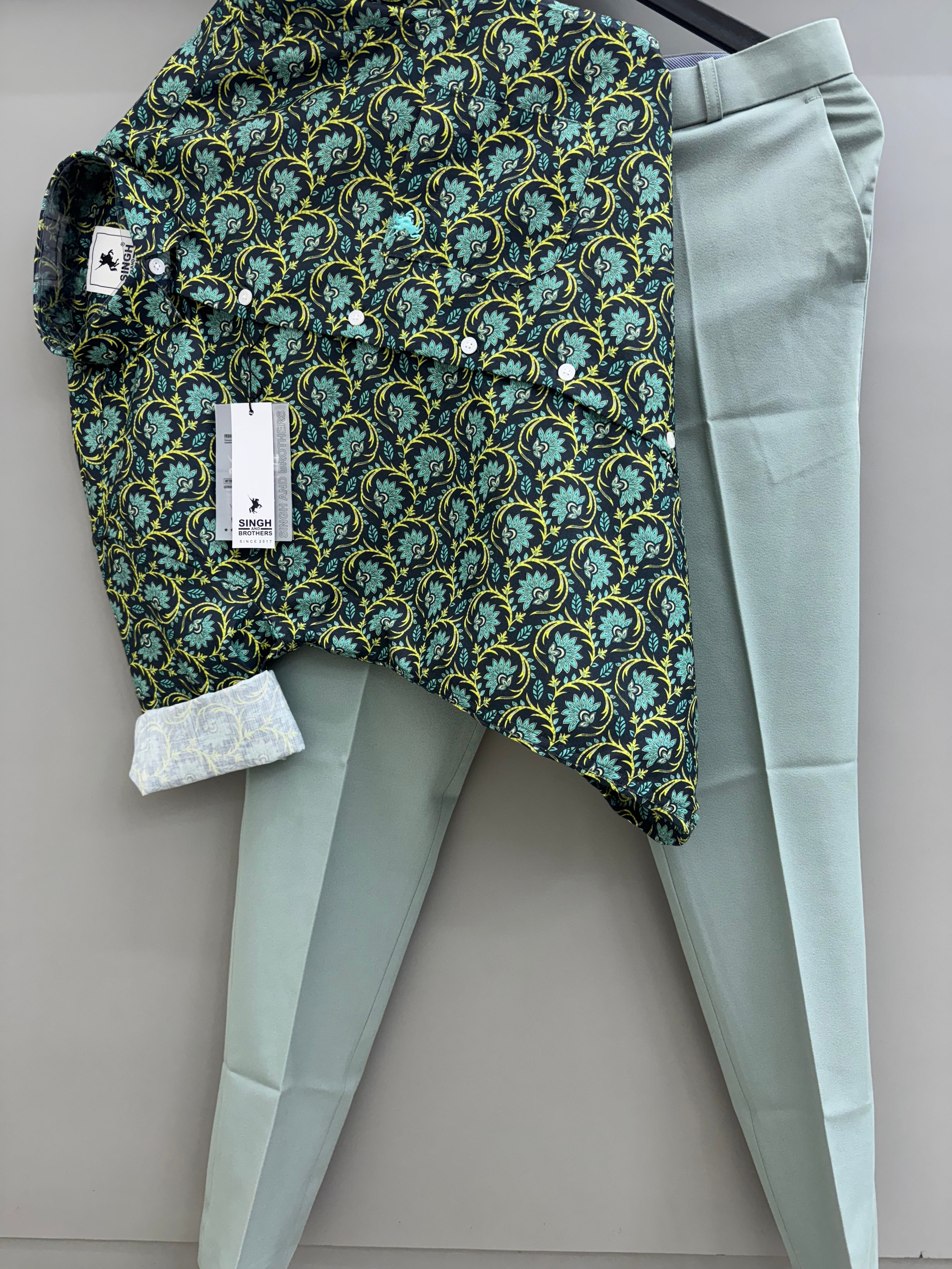 Printed shirt with Pant