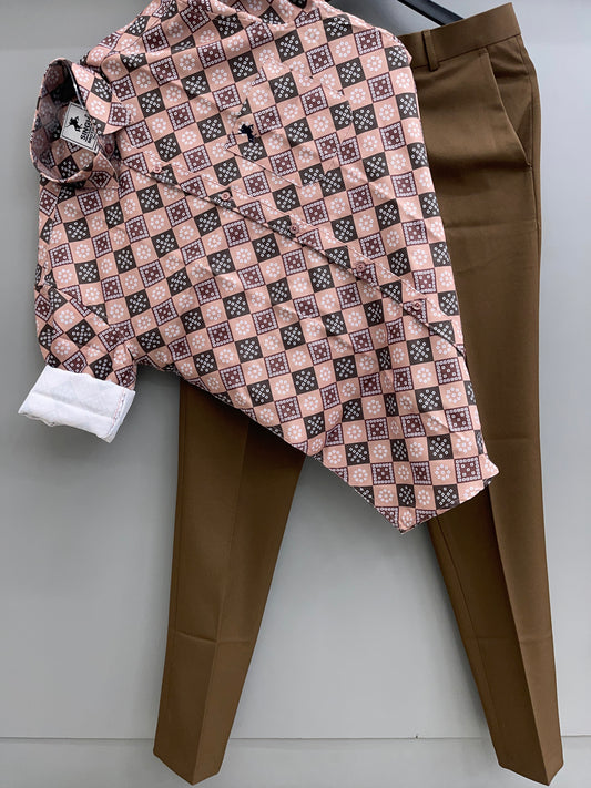 Printed Shirt with Trouser Pant (Combo)