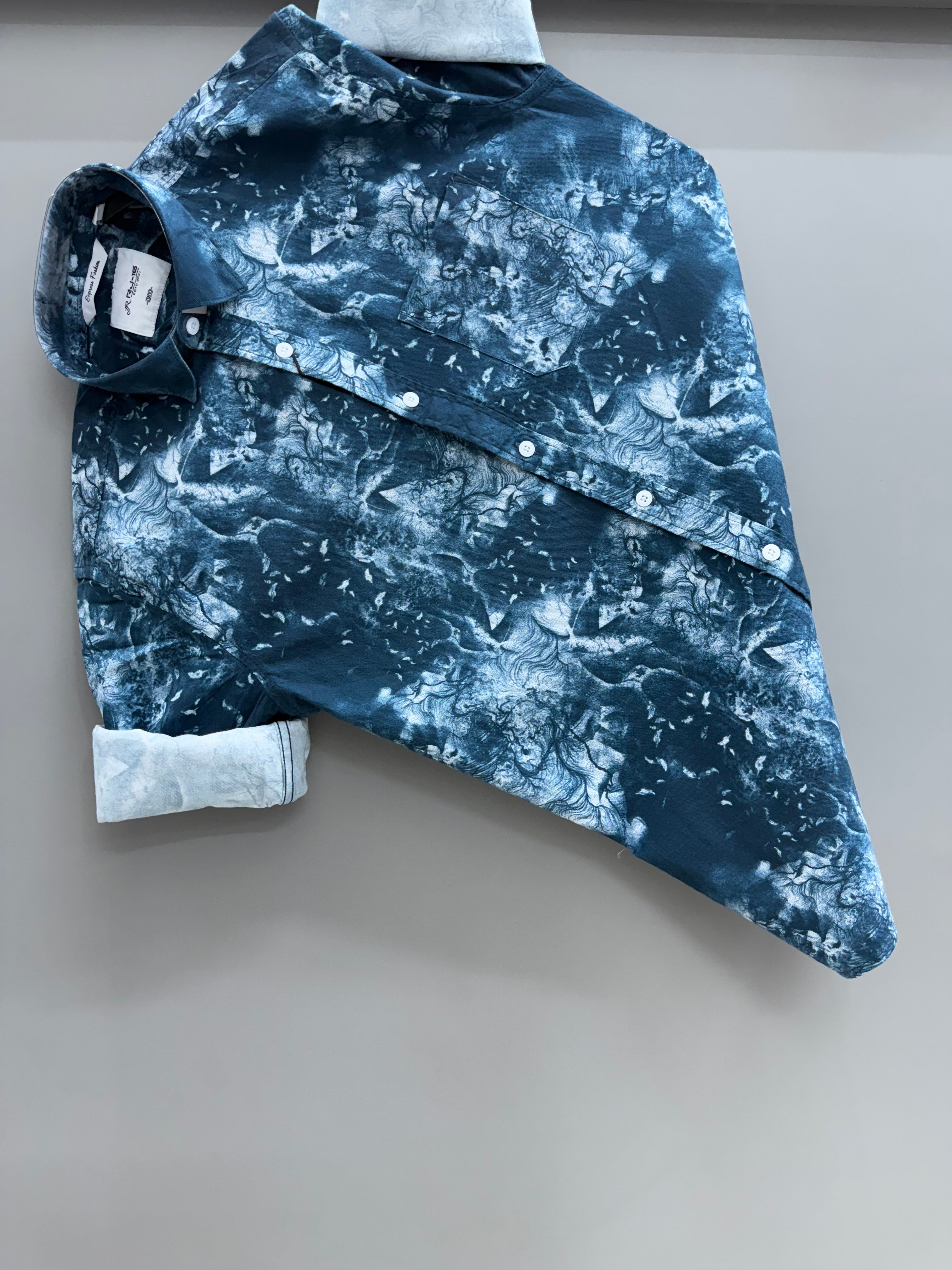 Green lycra printed