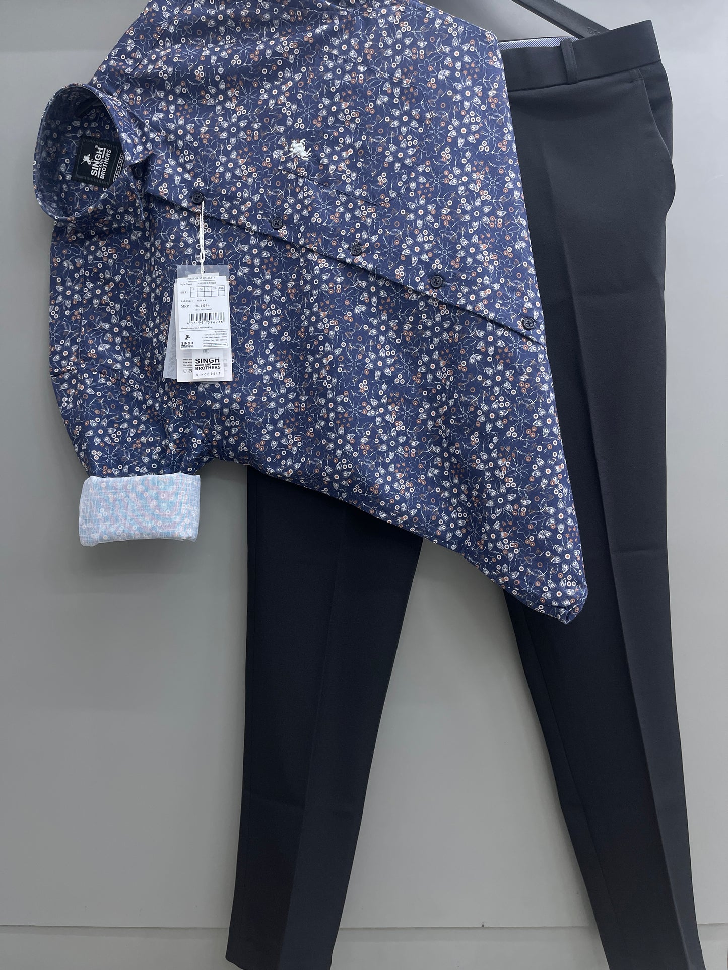 Printed Shirt with Trouser Pant (Combo)