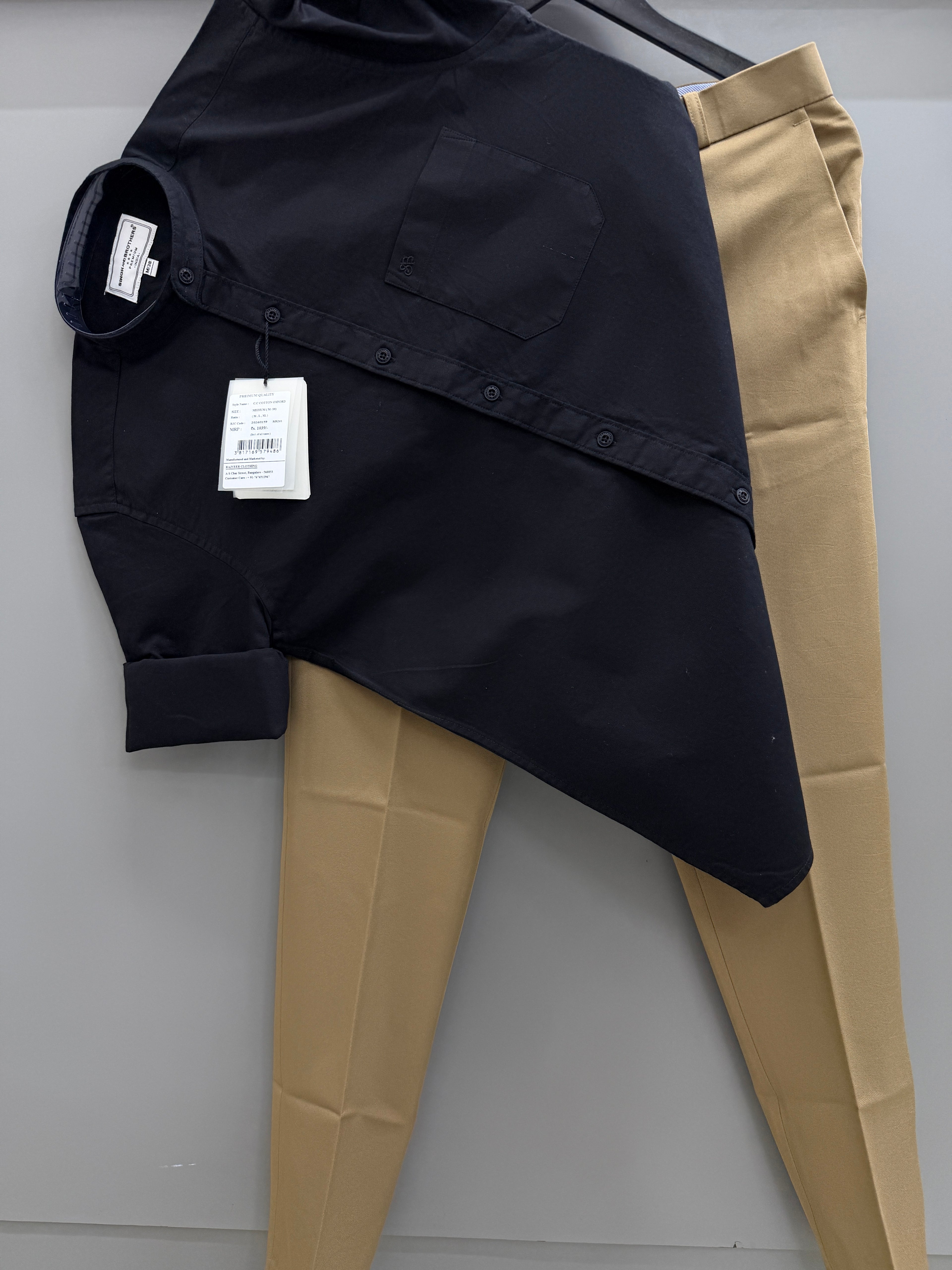 Chinese color shirt With Formal Pant