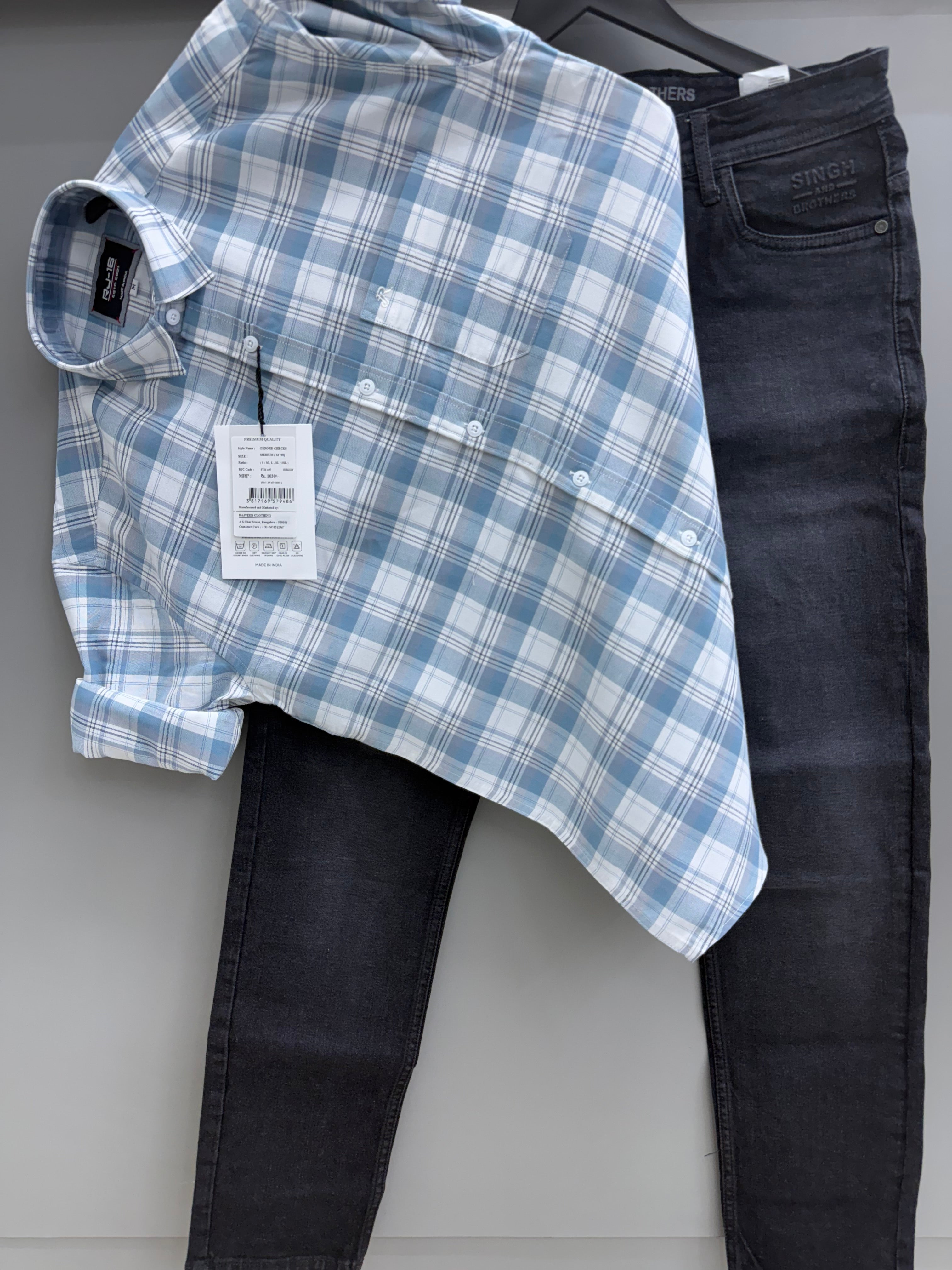 Check Shirt With jeans pant