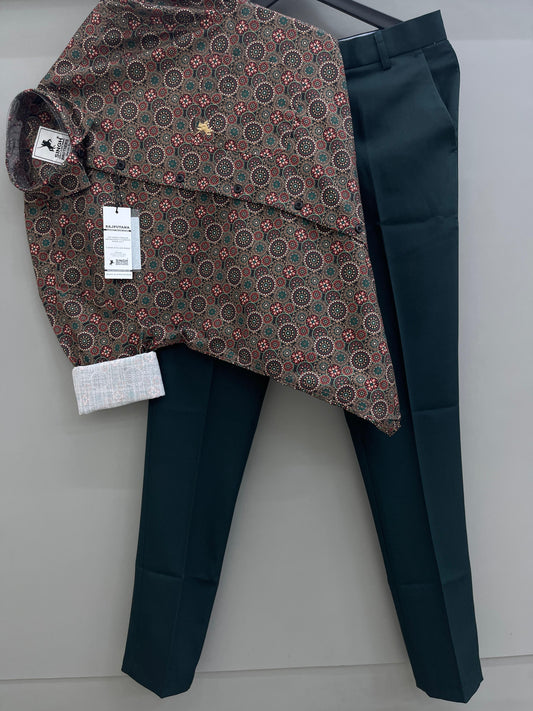 Printed Shirt with Trouser Pant (Combo)