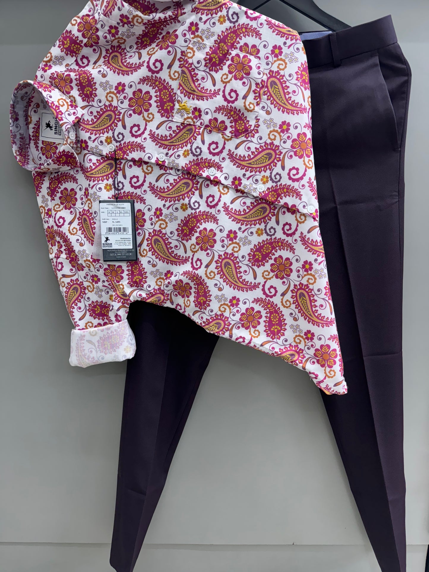 Printed Shirt with Trouser Pant (Combo)