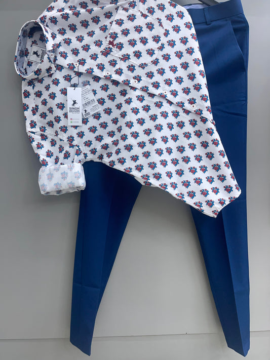 Printed Shirt with Trouser Pant (Combo)