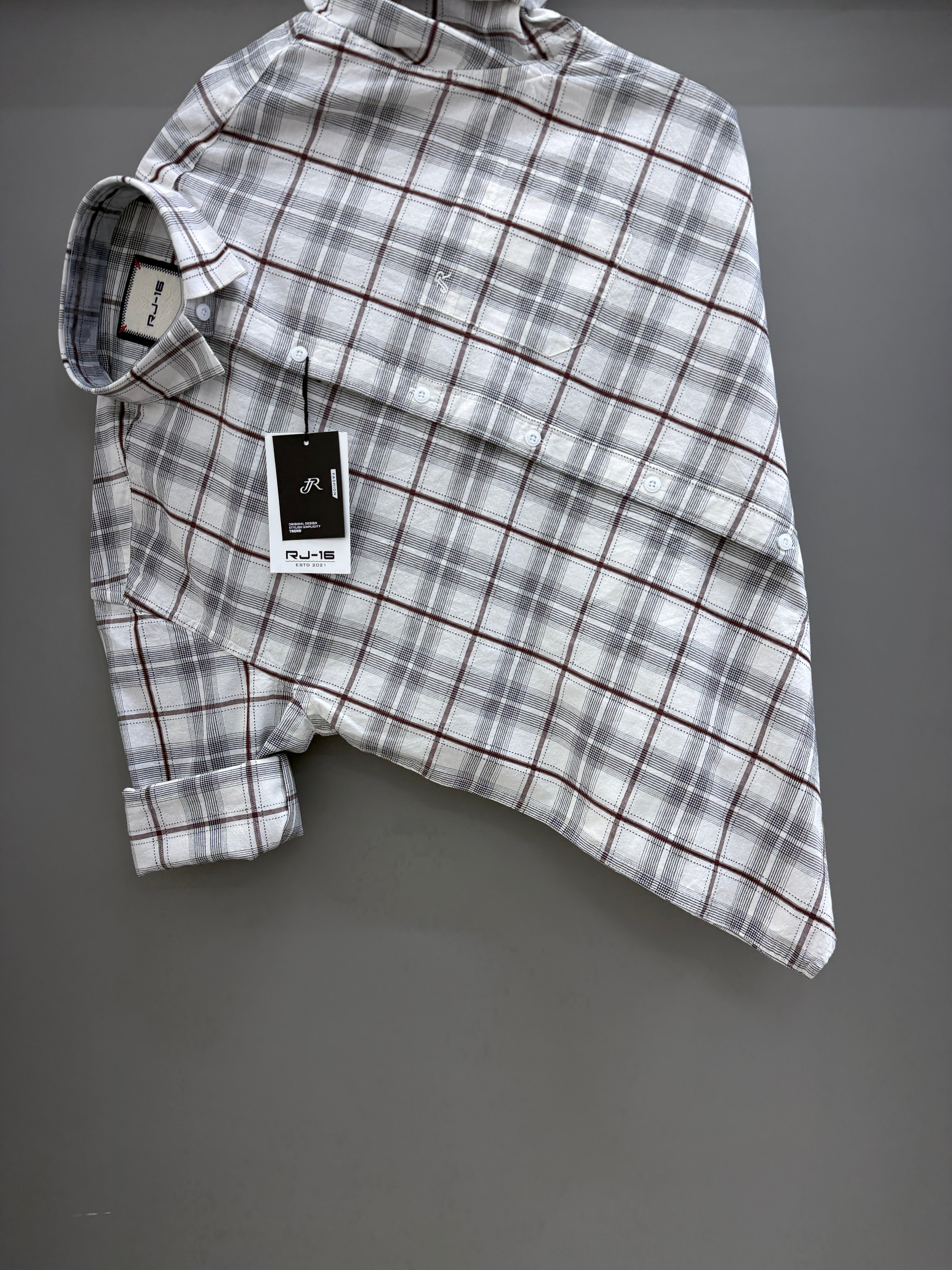 Heavy oxford Check Shirt