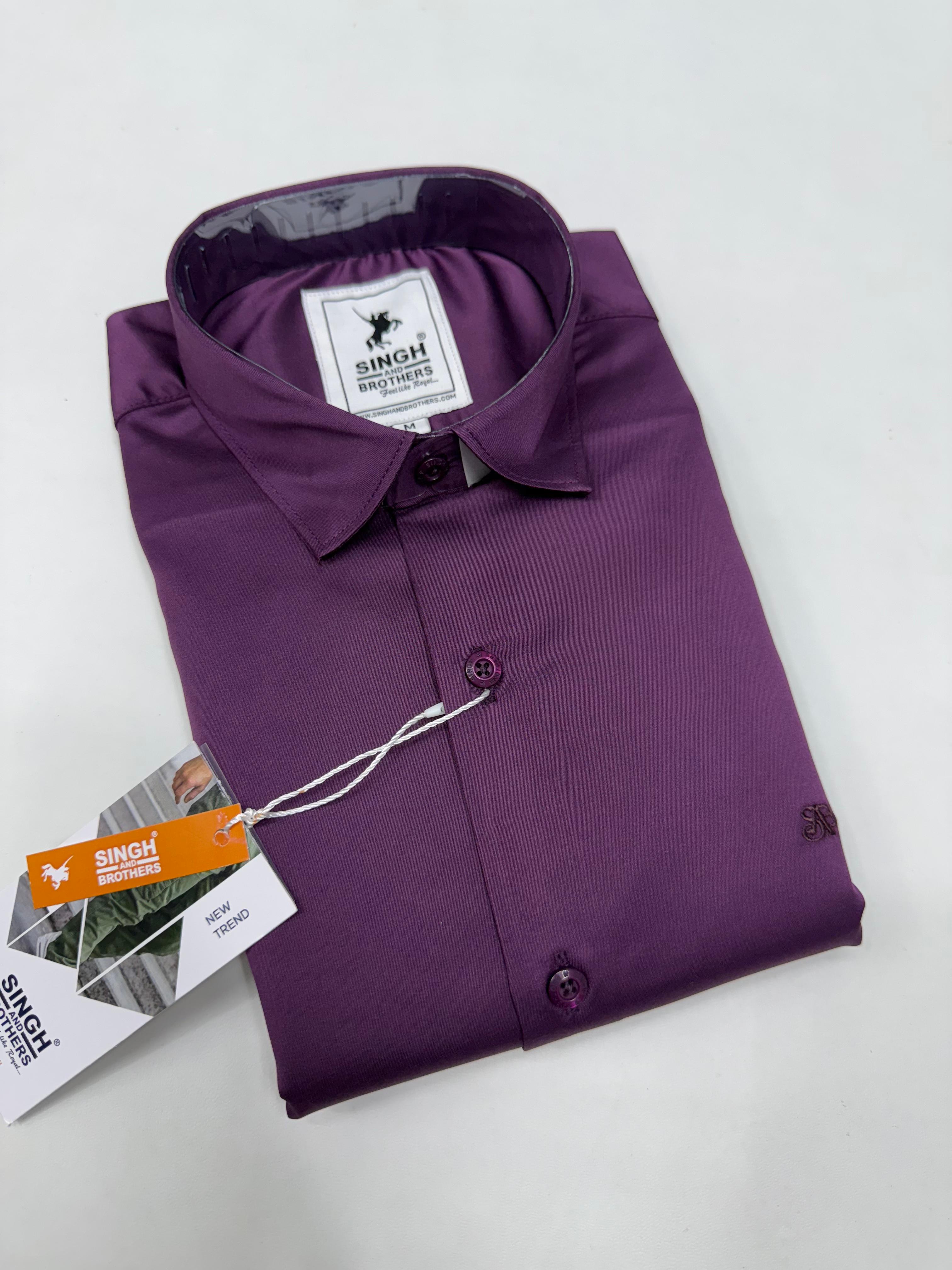 Partywear Shirt - Bright Purple