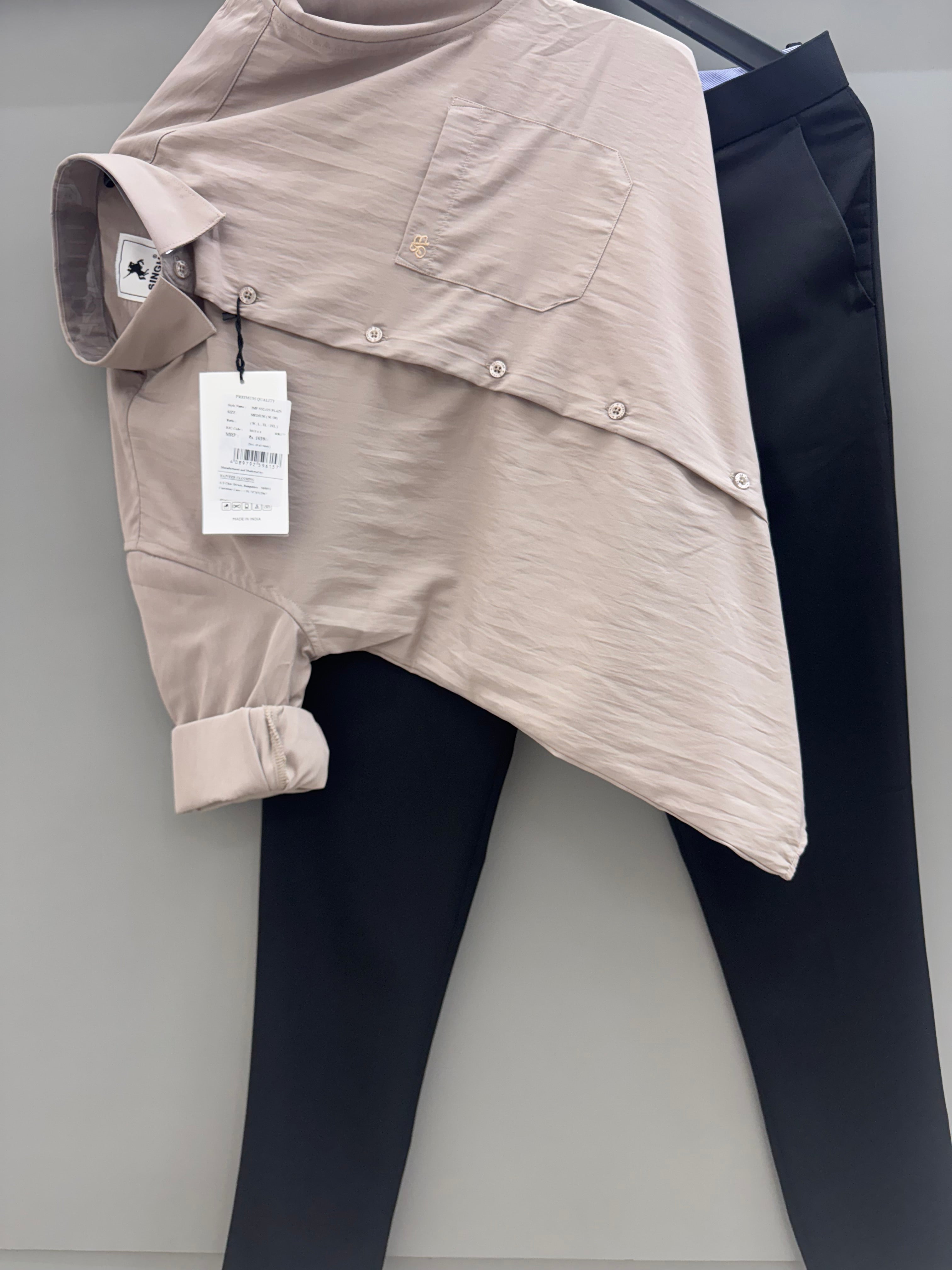 Imp paper Nylon Shirt With Trouser pant