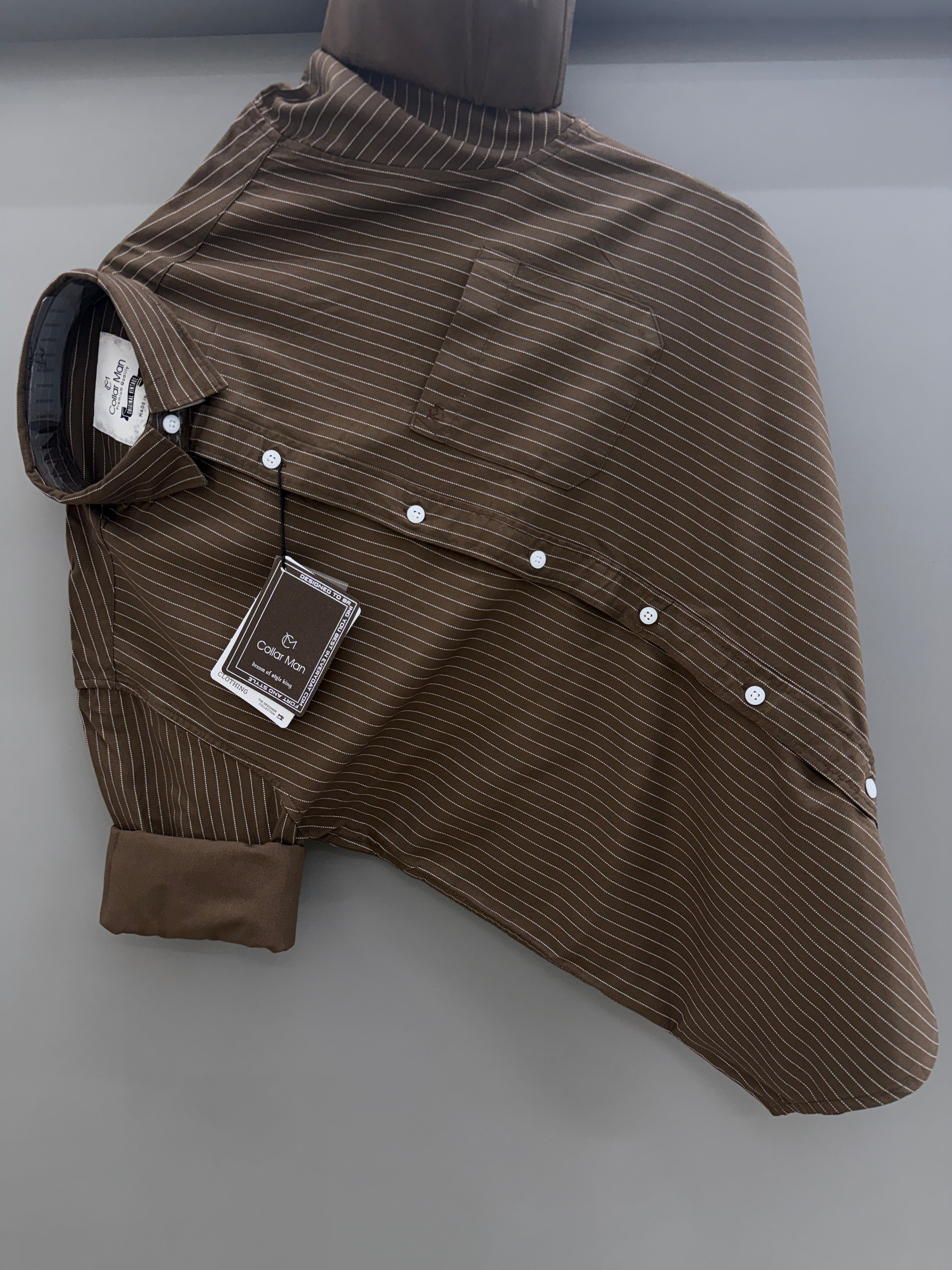 Oxford strip shirt