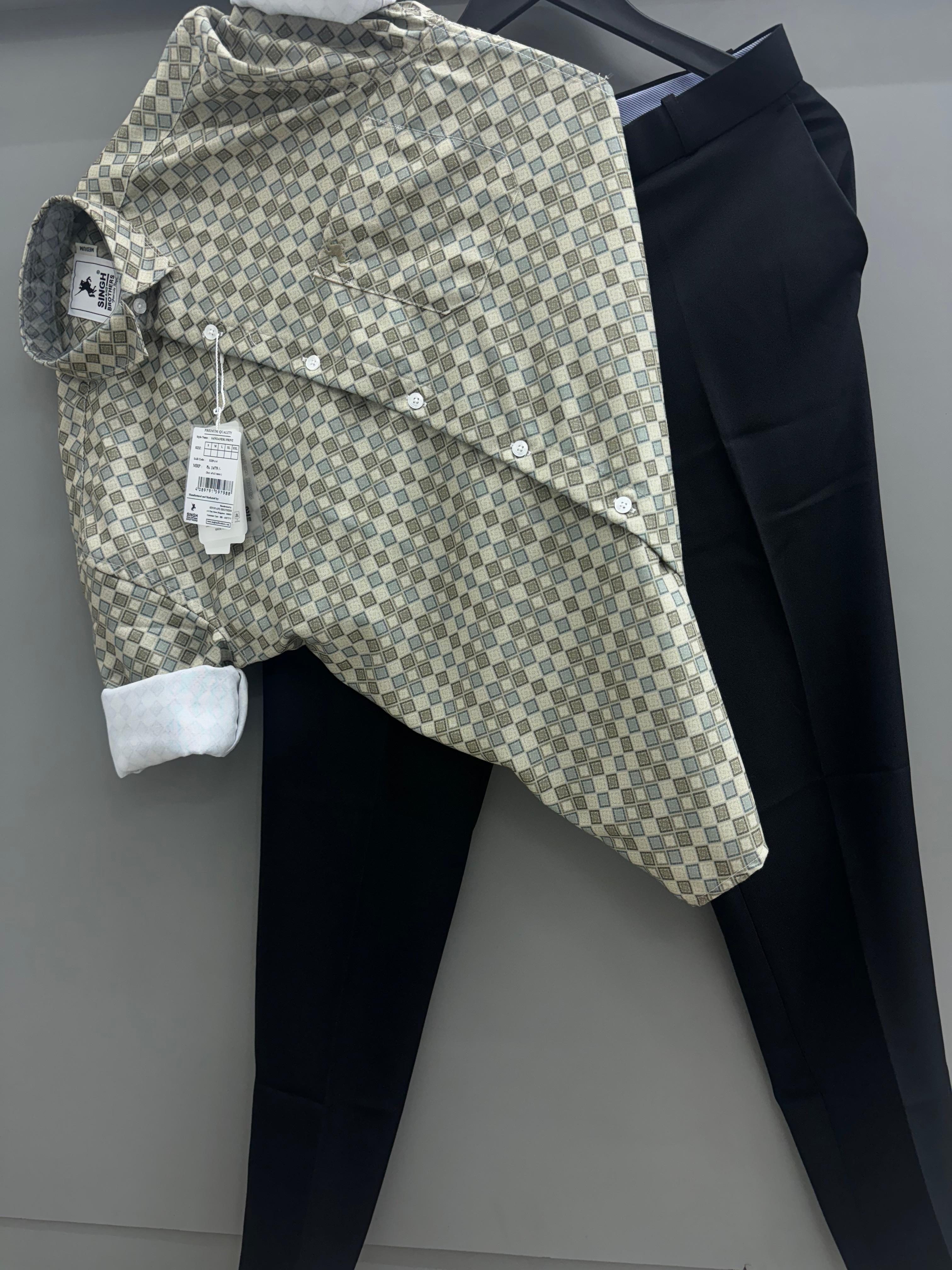 Printed shirt with Pant