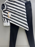 Lycra Strip Shirt With Trouser pant