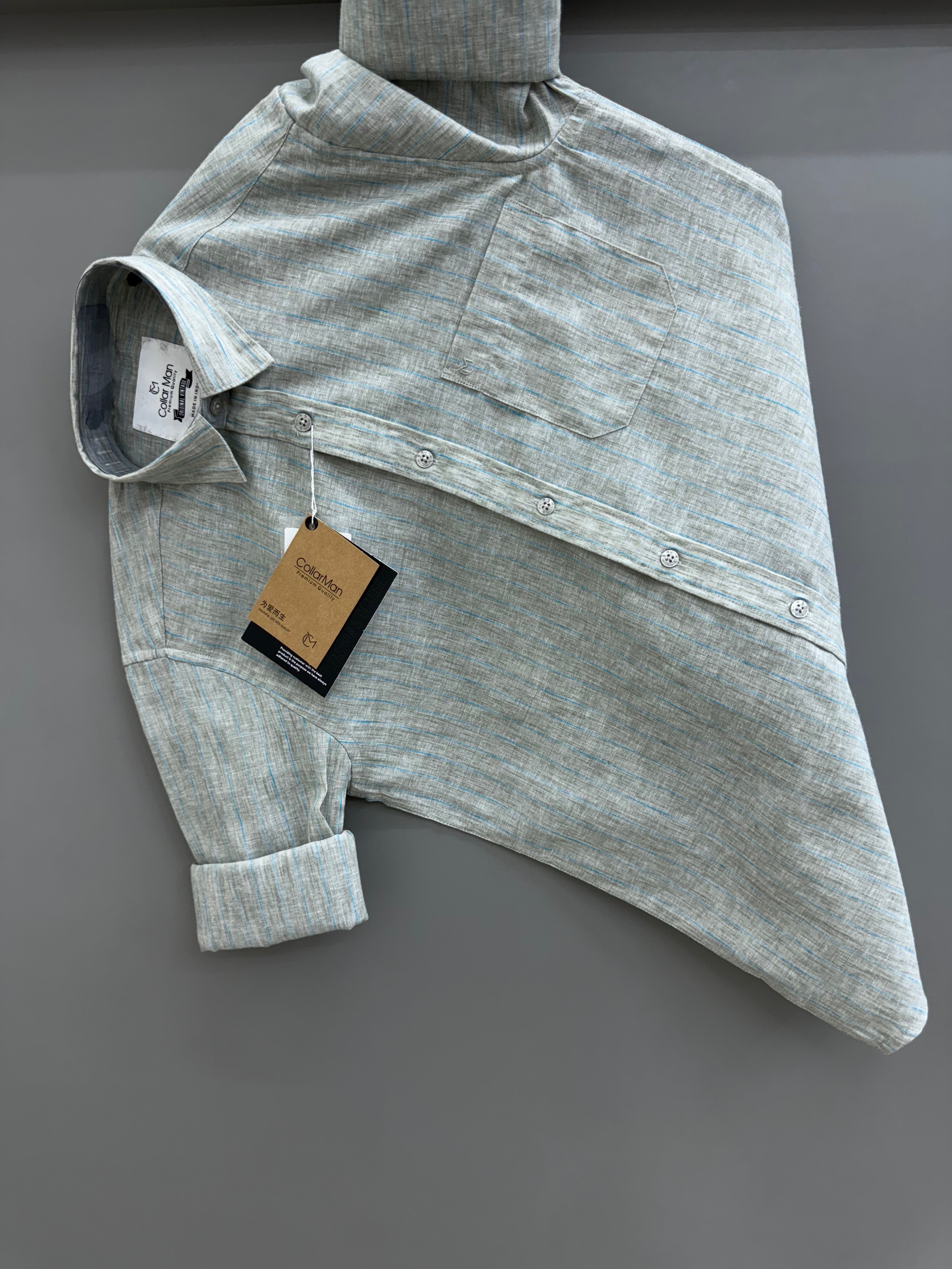 Linen Strip shirt