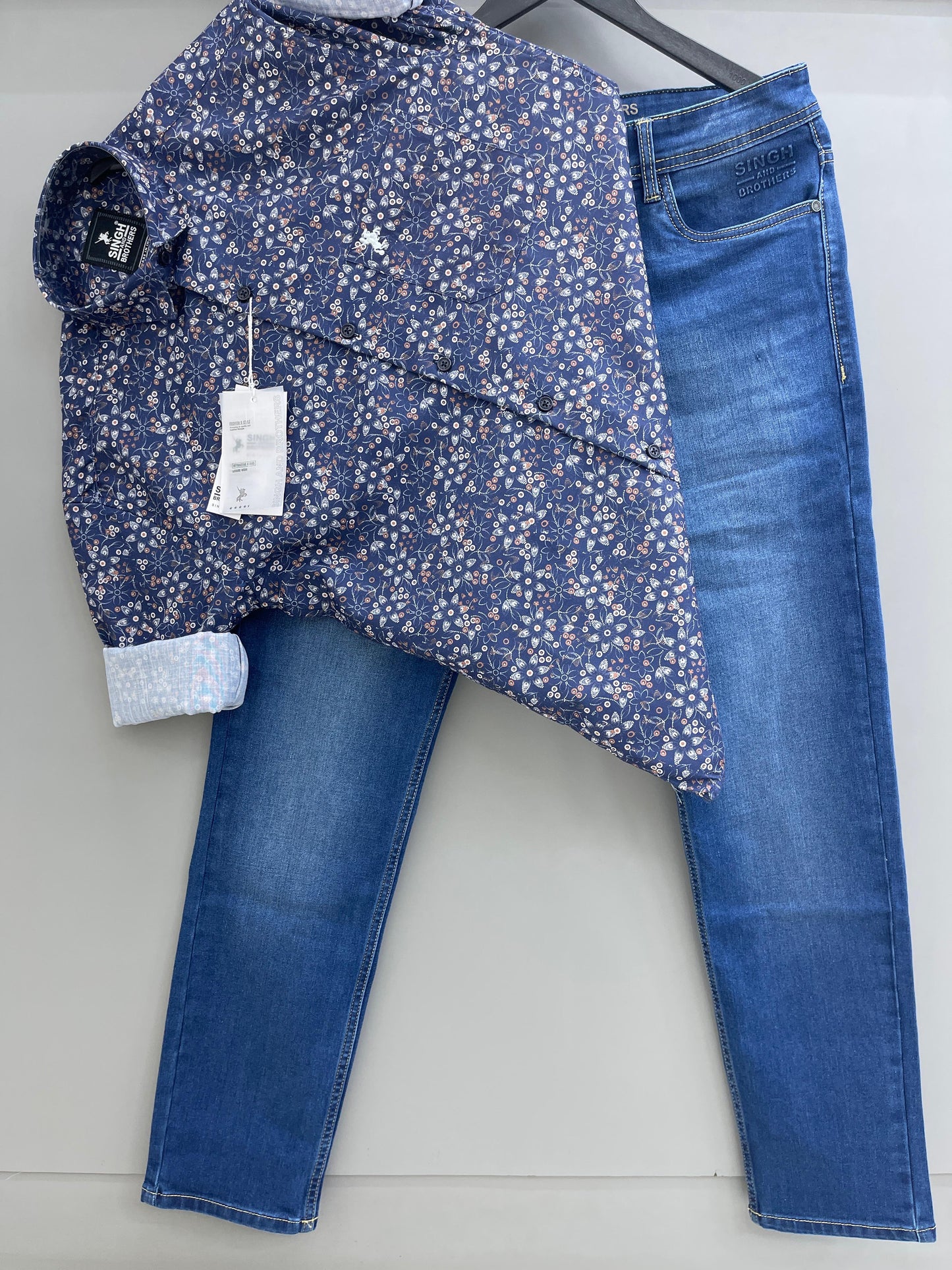 Printed Shirt with denim jeans (Combo)