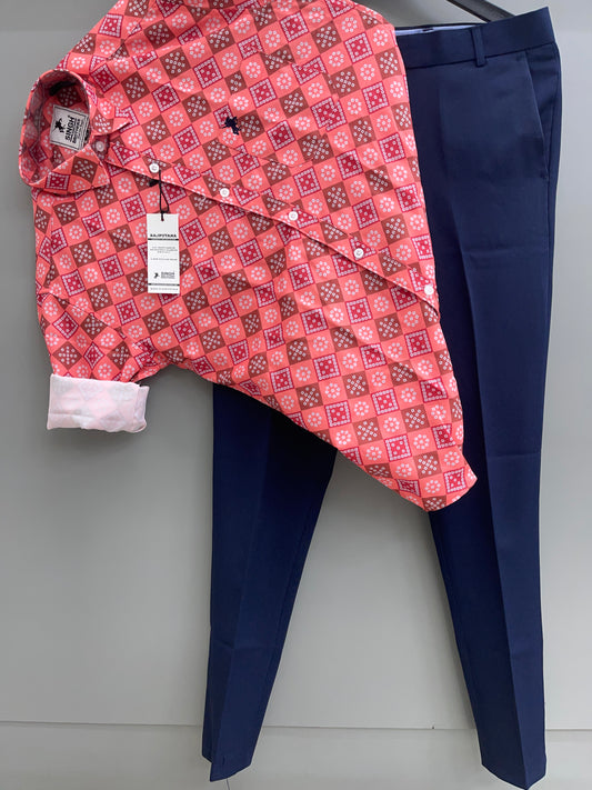 Printed Shirt with Trouser Pant (Combo)