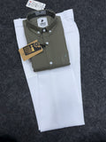 Cotton Oxford Shirt With Formal Pant