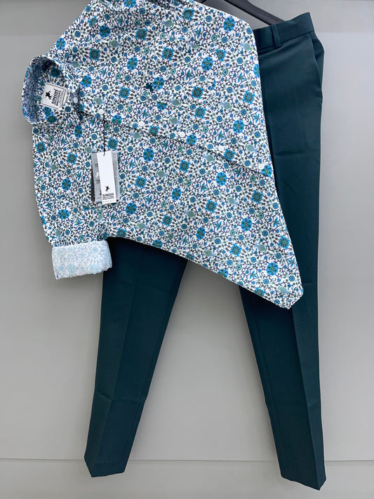 Printed Shirt with Trouser Pant (Combo)