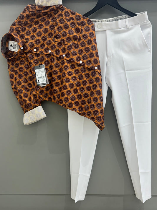 Printed Shirt with Trouser Pant (Combo)