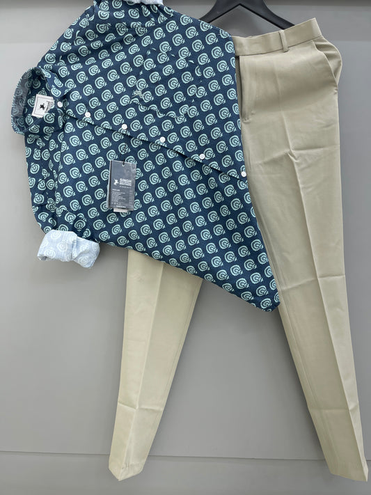 Printed Shirt with Trouser Pant (Combo)