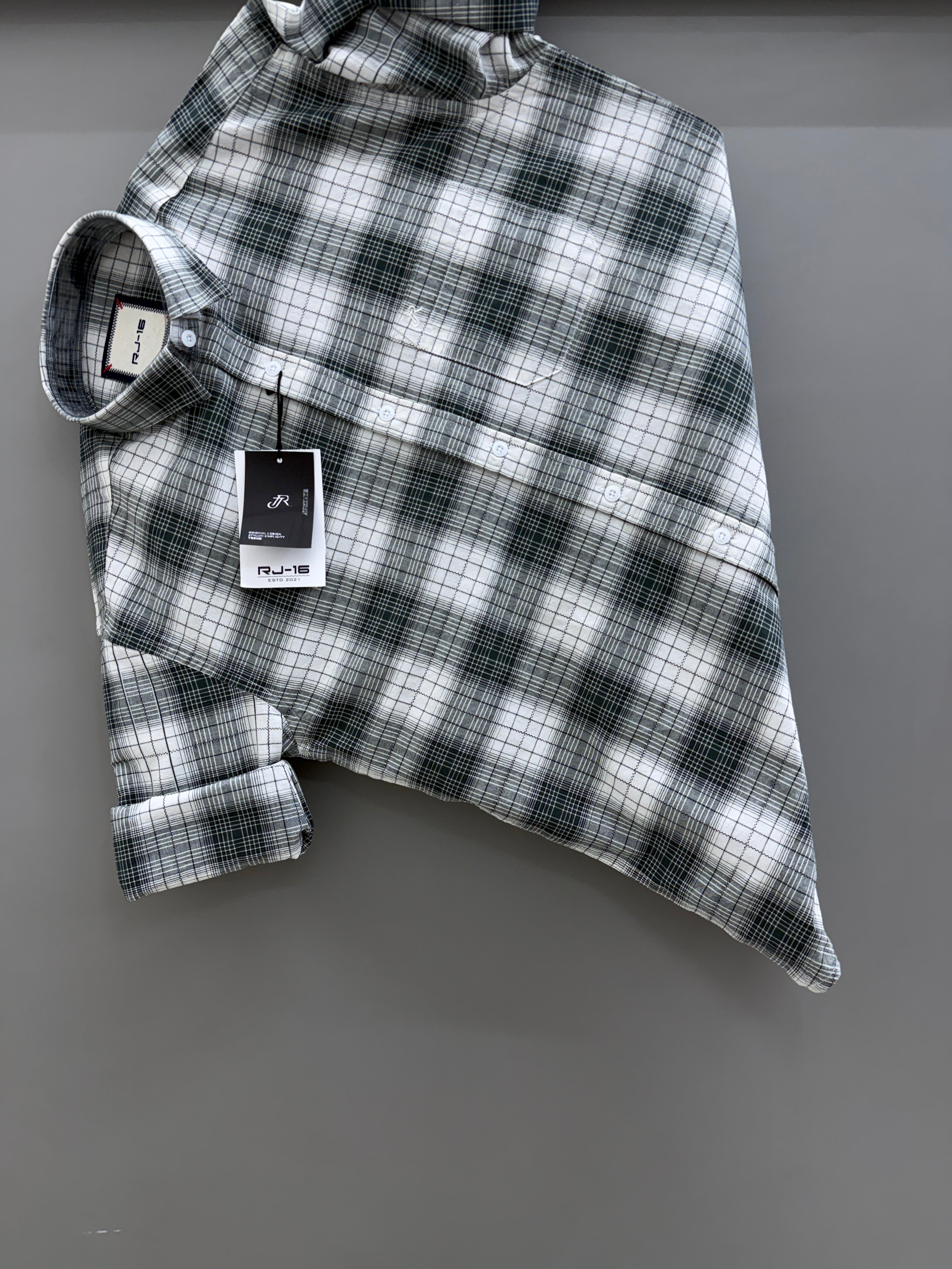 Heavy oxford Check Shirt