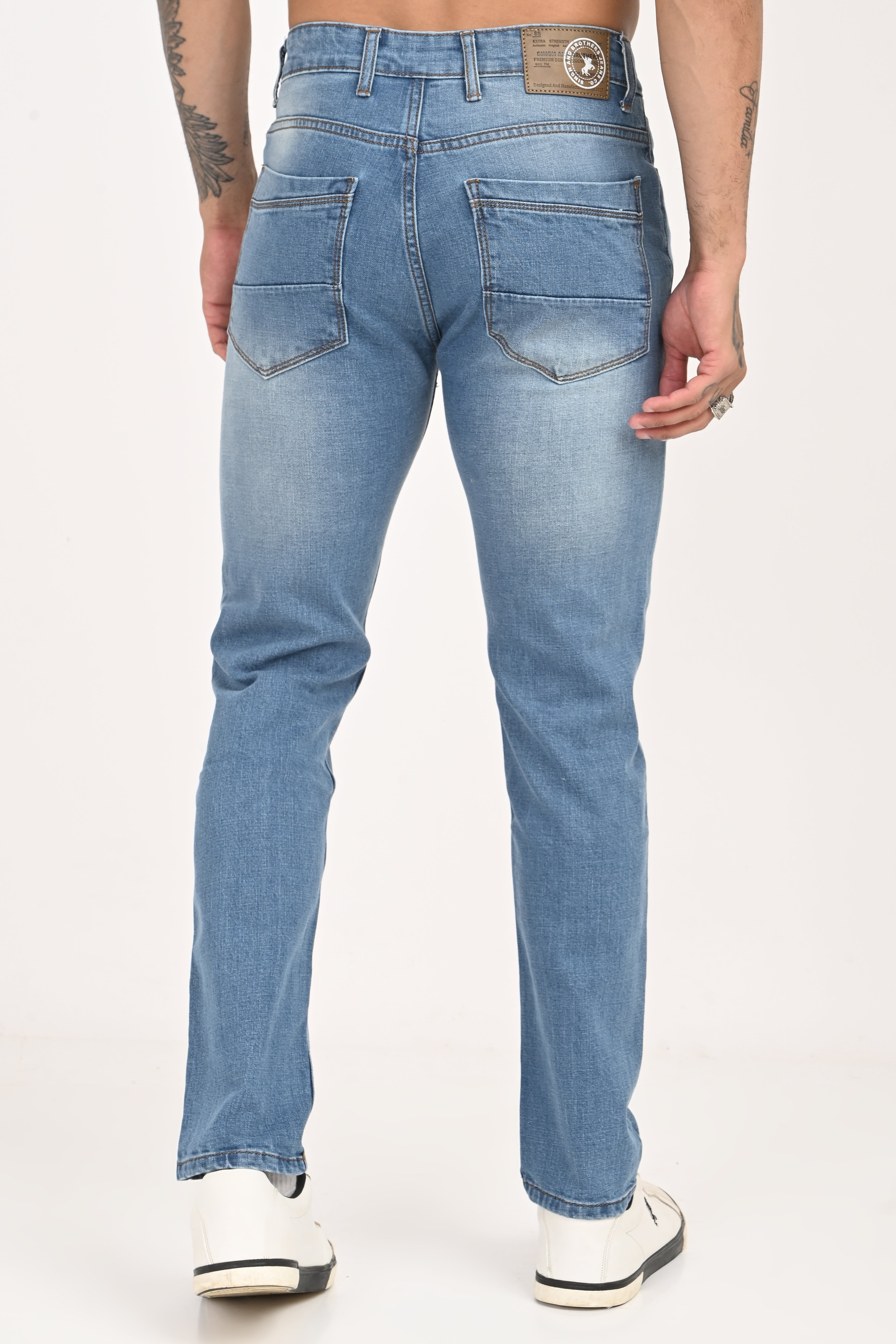 Light sky blue jeans - 13