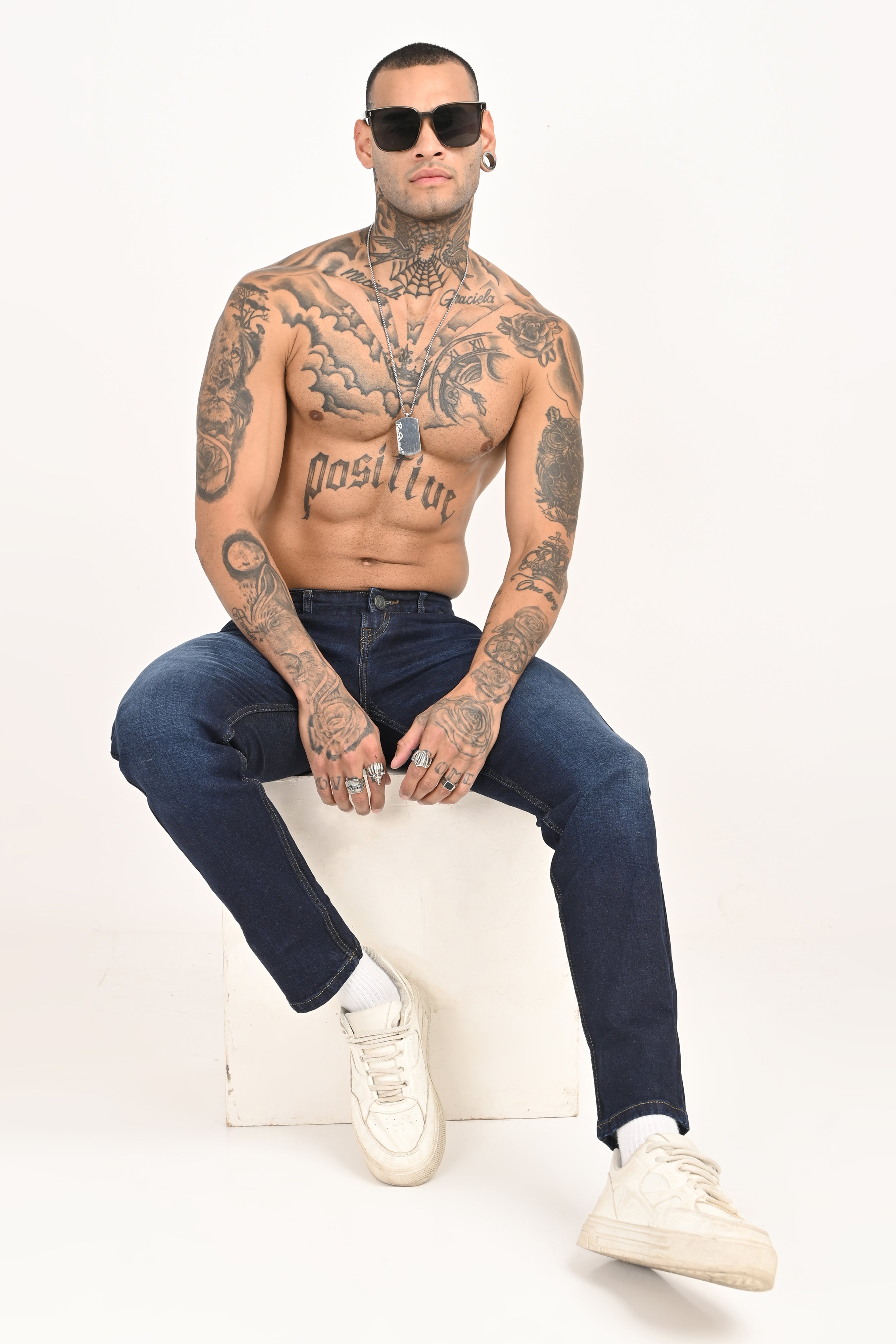 Dark blue Jeans - 1