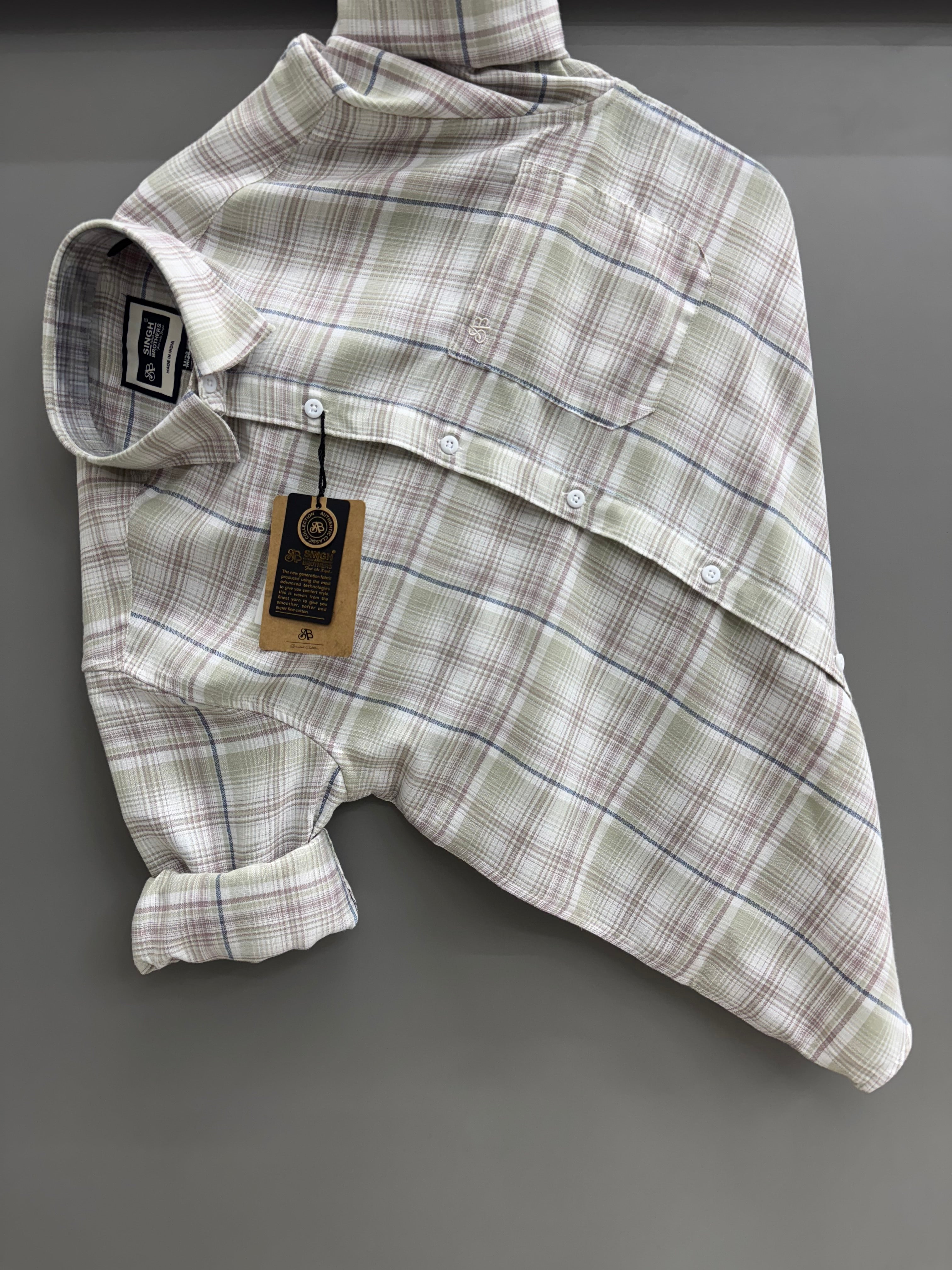 Linen Check shirt