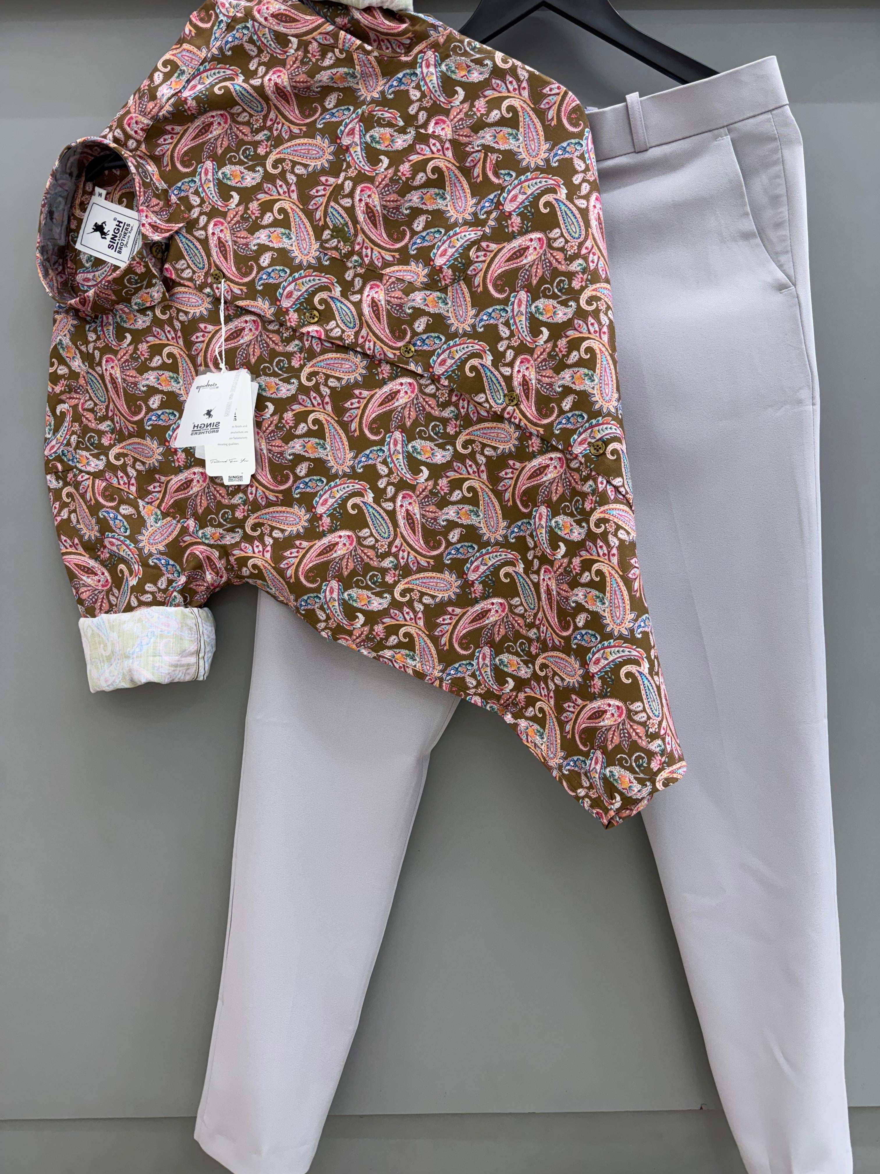 Printed shirt with Pant