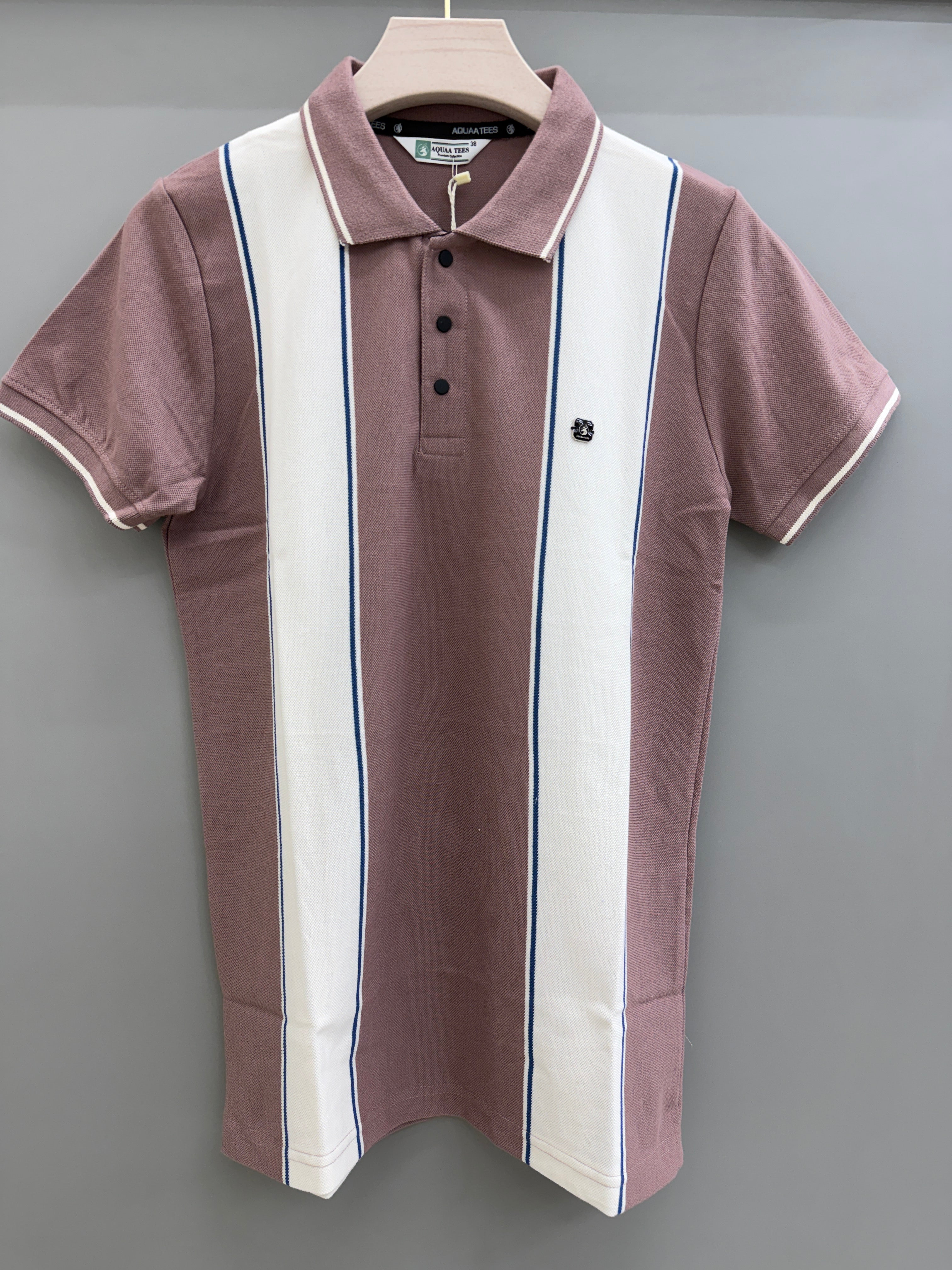 Cotton strip T-shirts