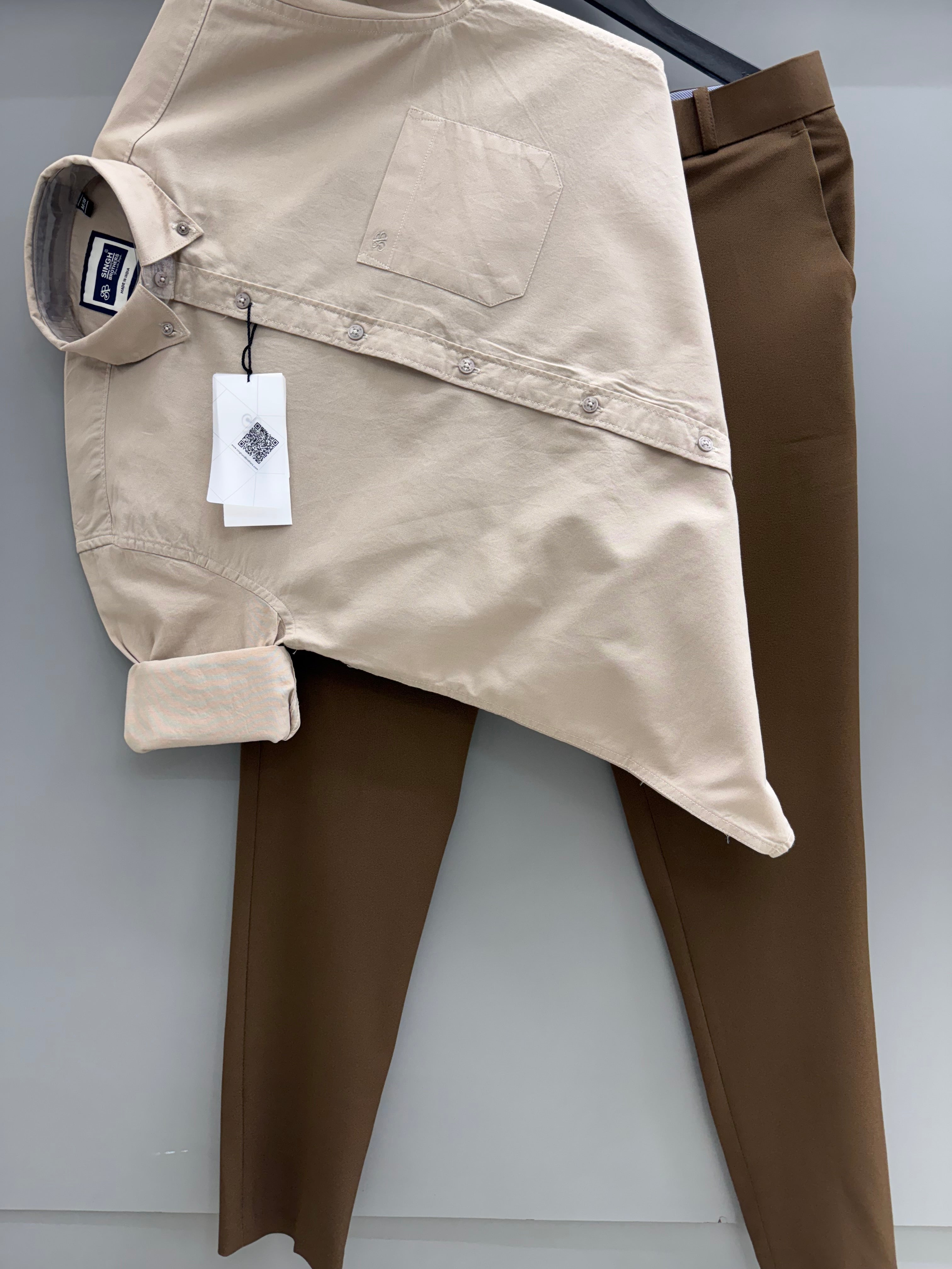 Heavy Oxford Shirt With Formal Pant