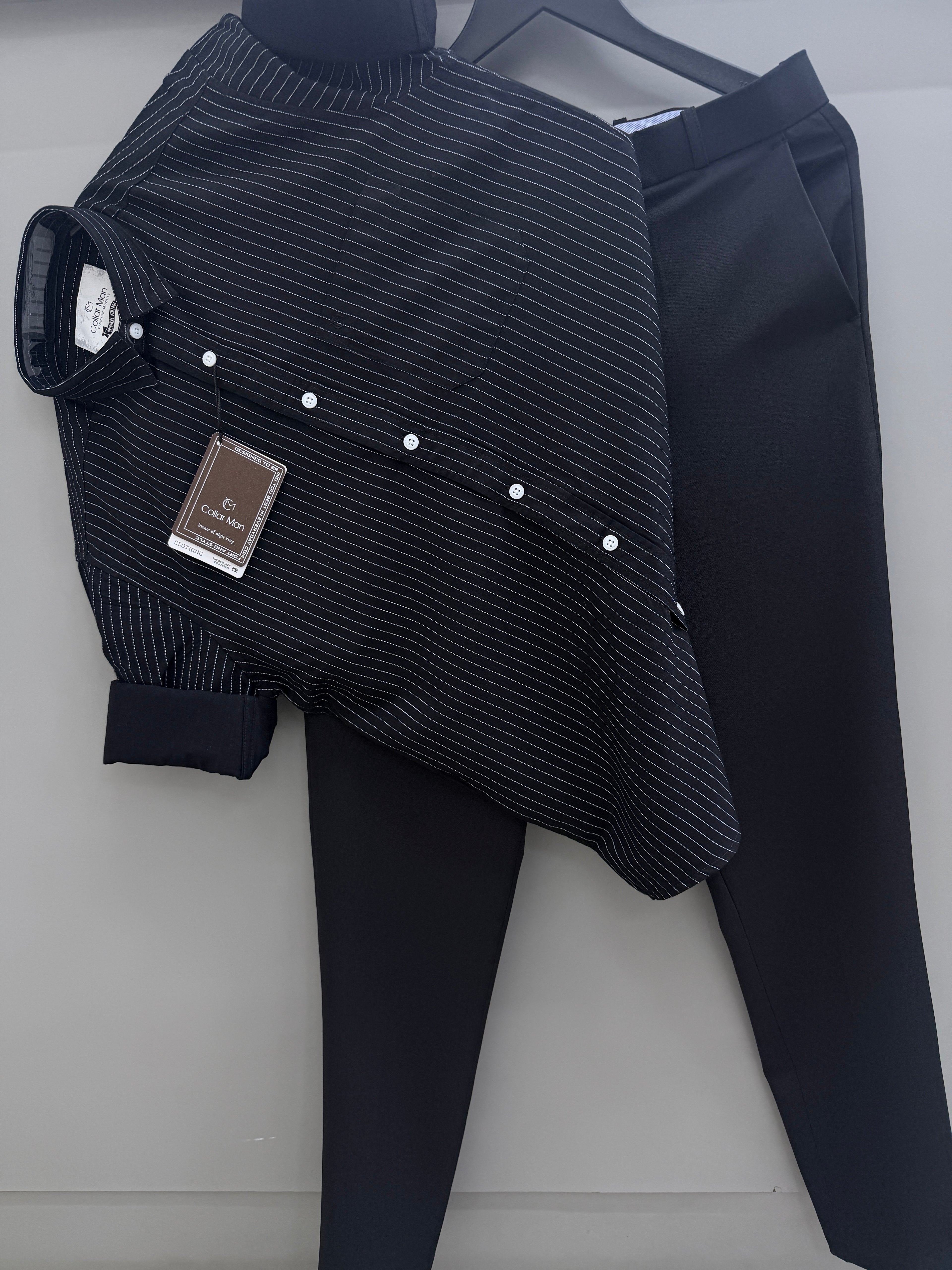 strip shirt with pant