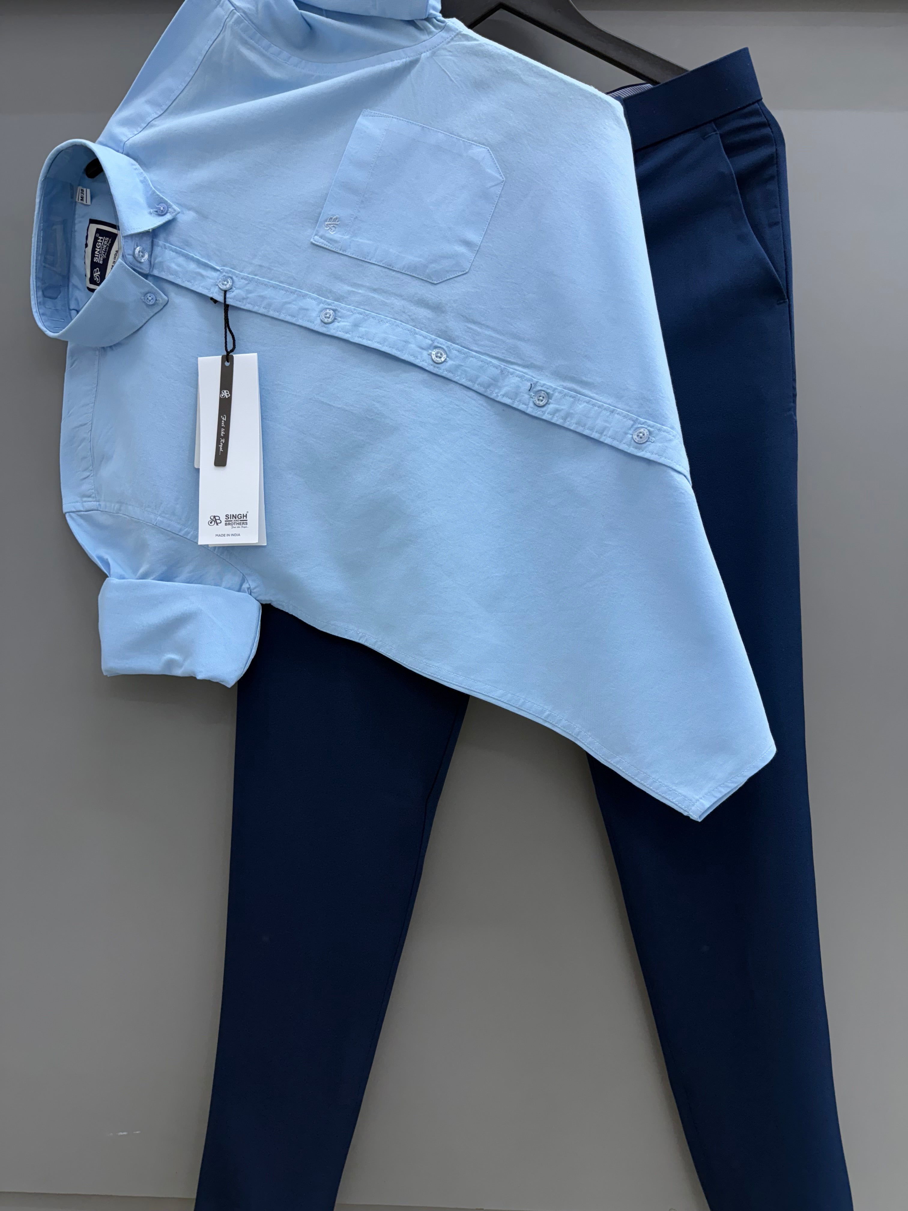 Heavy Oxford Shirt With Formal Pant