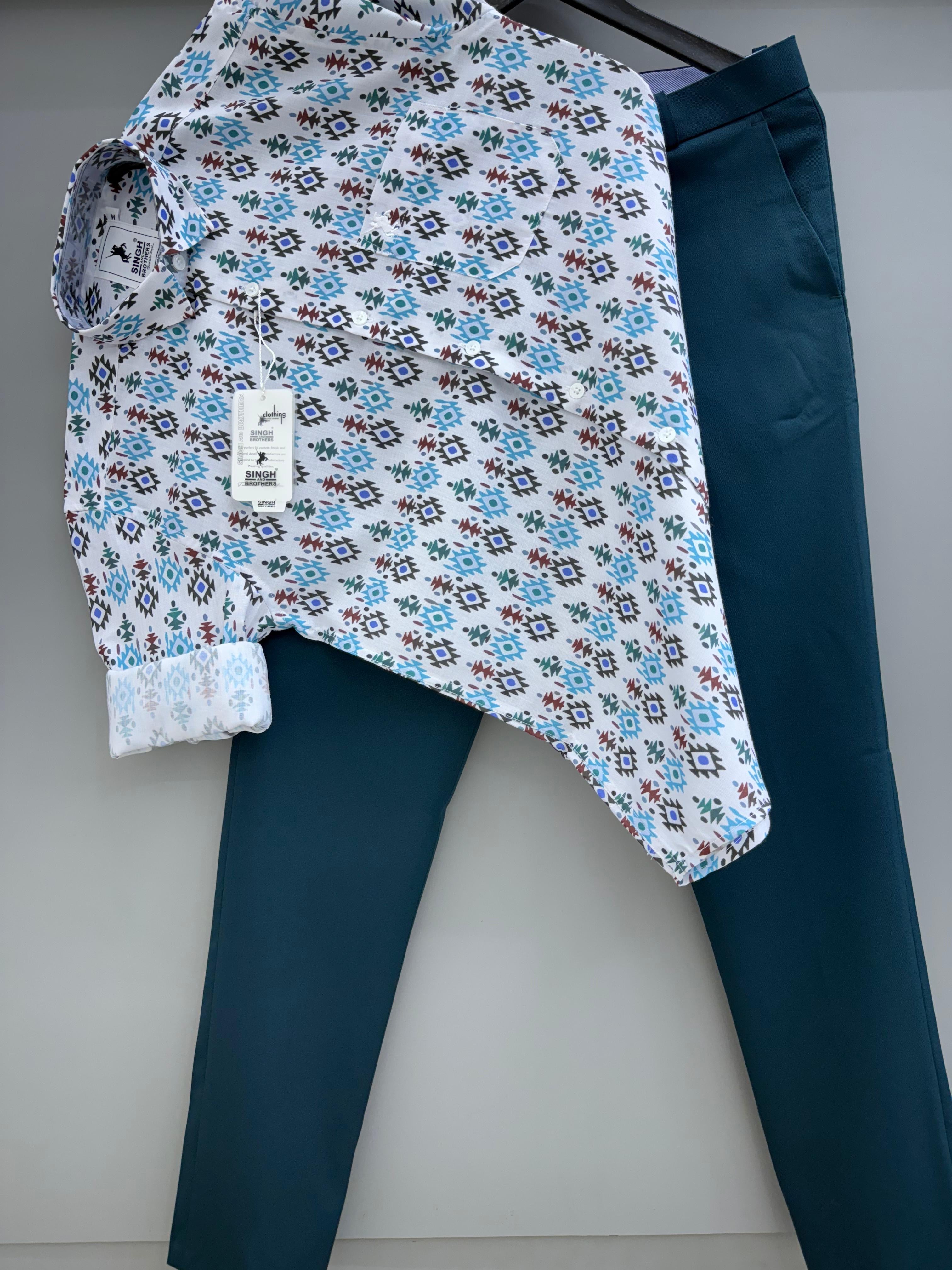 Printed shirt with Pant