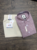 Official checks shirt with pant