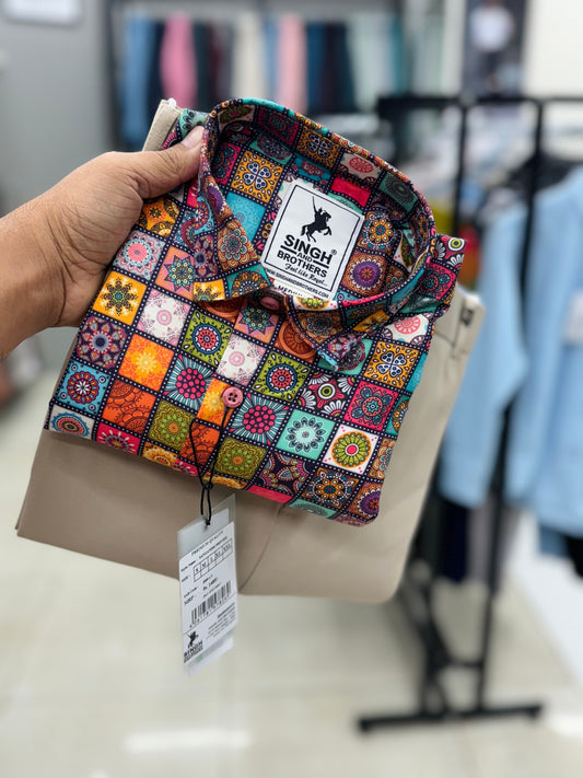 Printed Shirt with Trouser Pant (Combo)