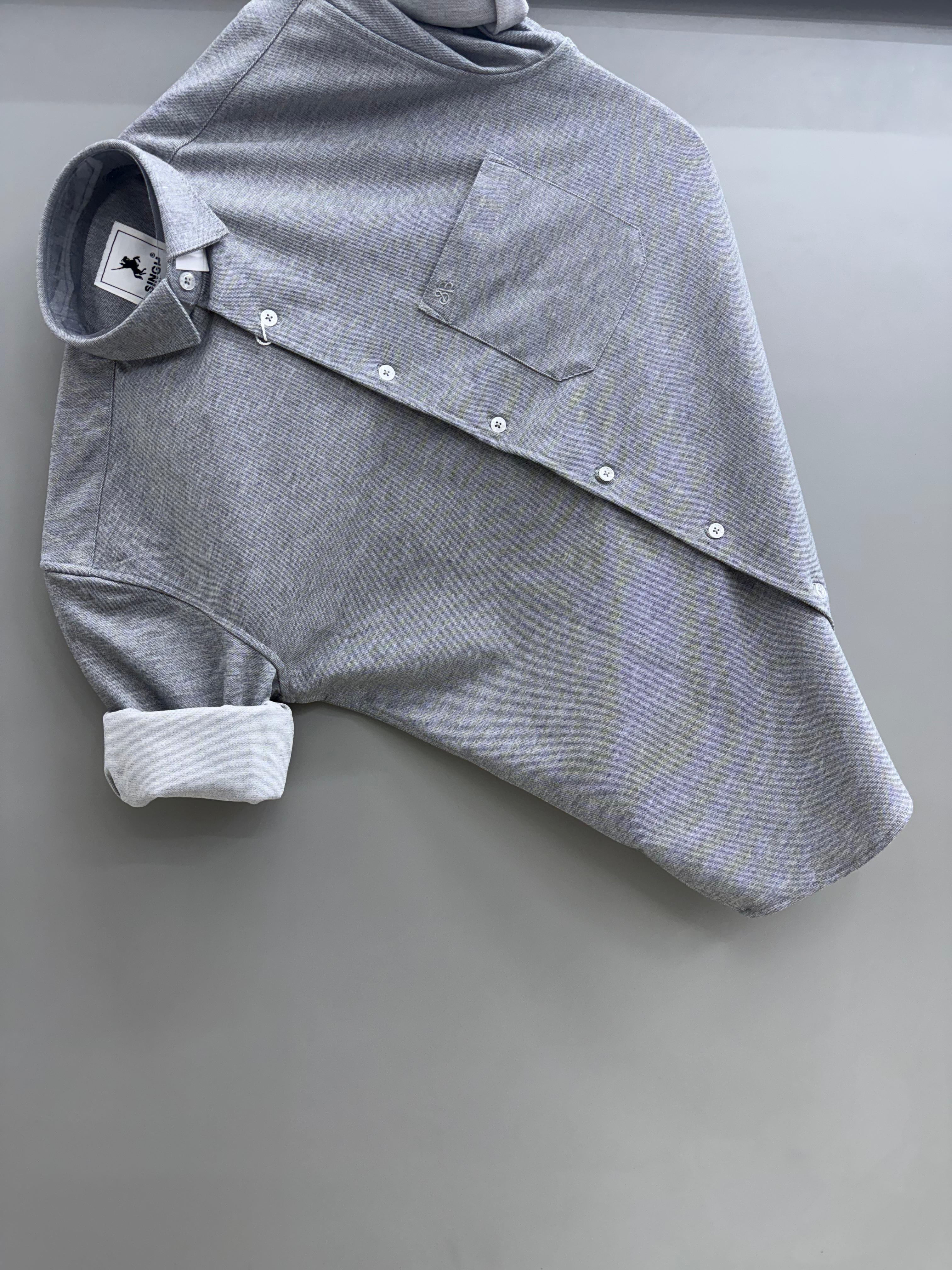 Imported Lycra Plain - Dark Grey