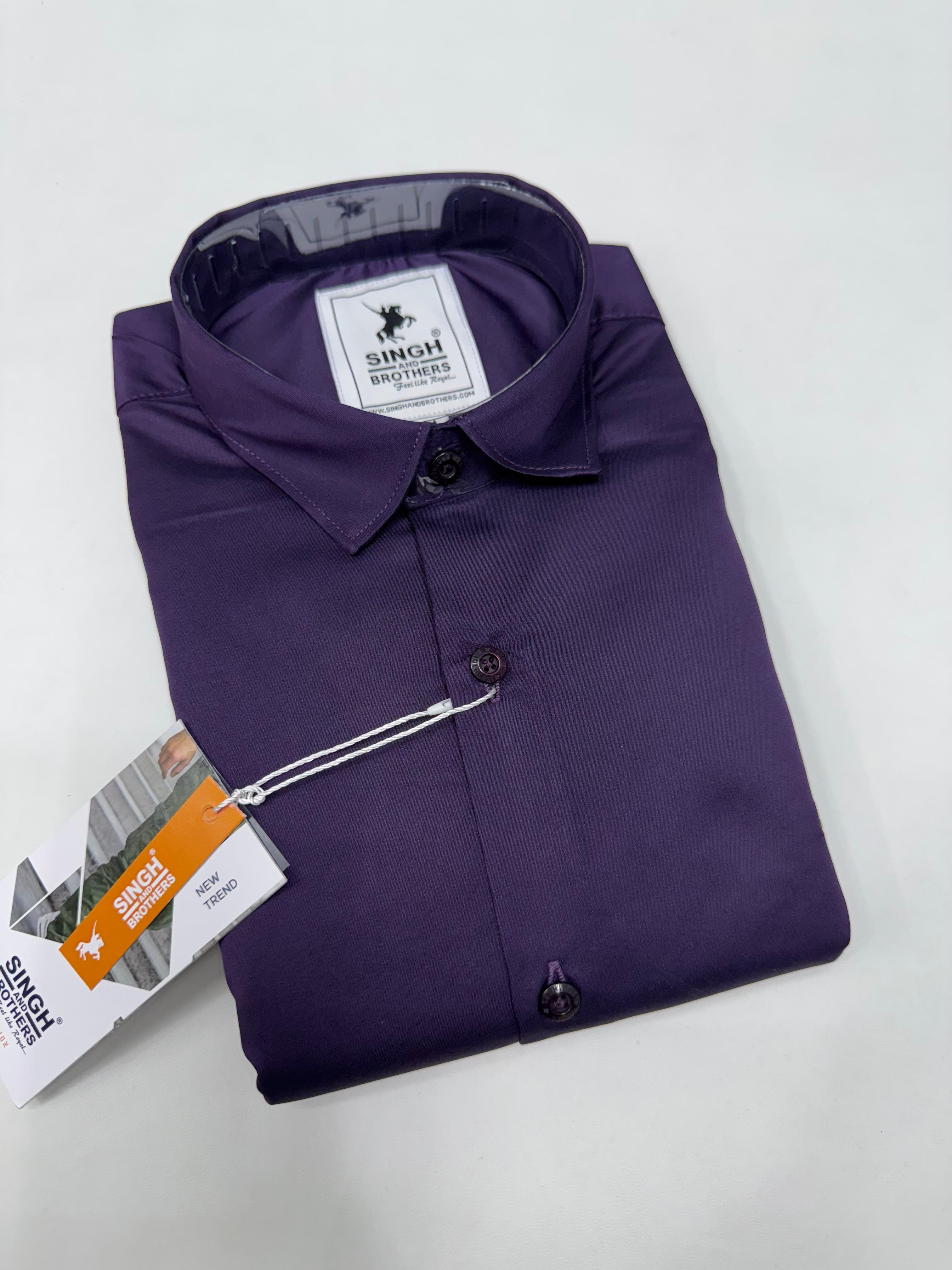 Partywear Shirt - Deep Purple